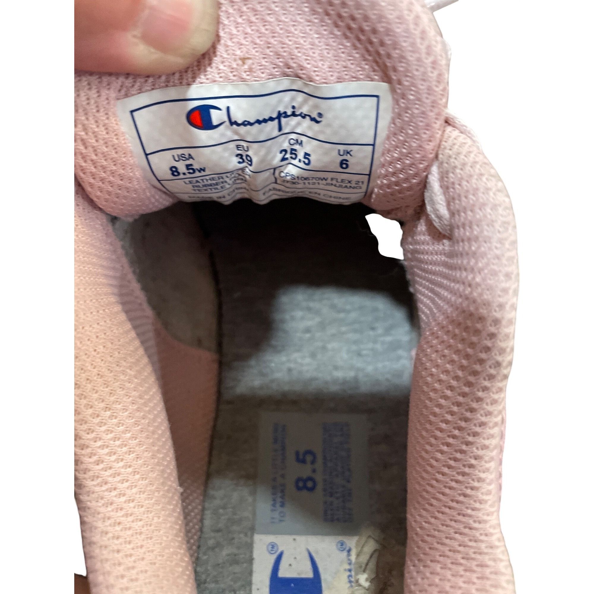 Champion Champion Flex 21 wms pink leather low top athletic sneakers Size US 8.5 / IT 38.5 - 7 Thumbnail