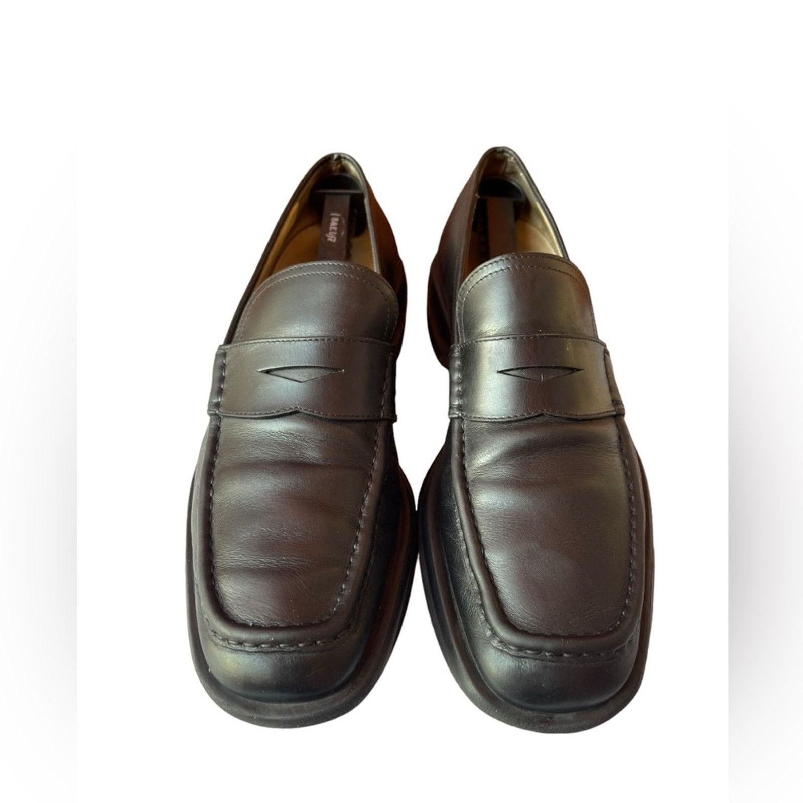 Salvatore Ferragamo Salvatore Ferragamo Black Leather Men’s Shoes Size Sz:11 Size US 11 / EU 44 - 2 Thumbnail