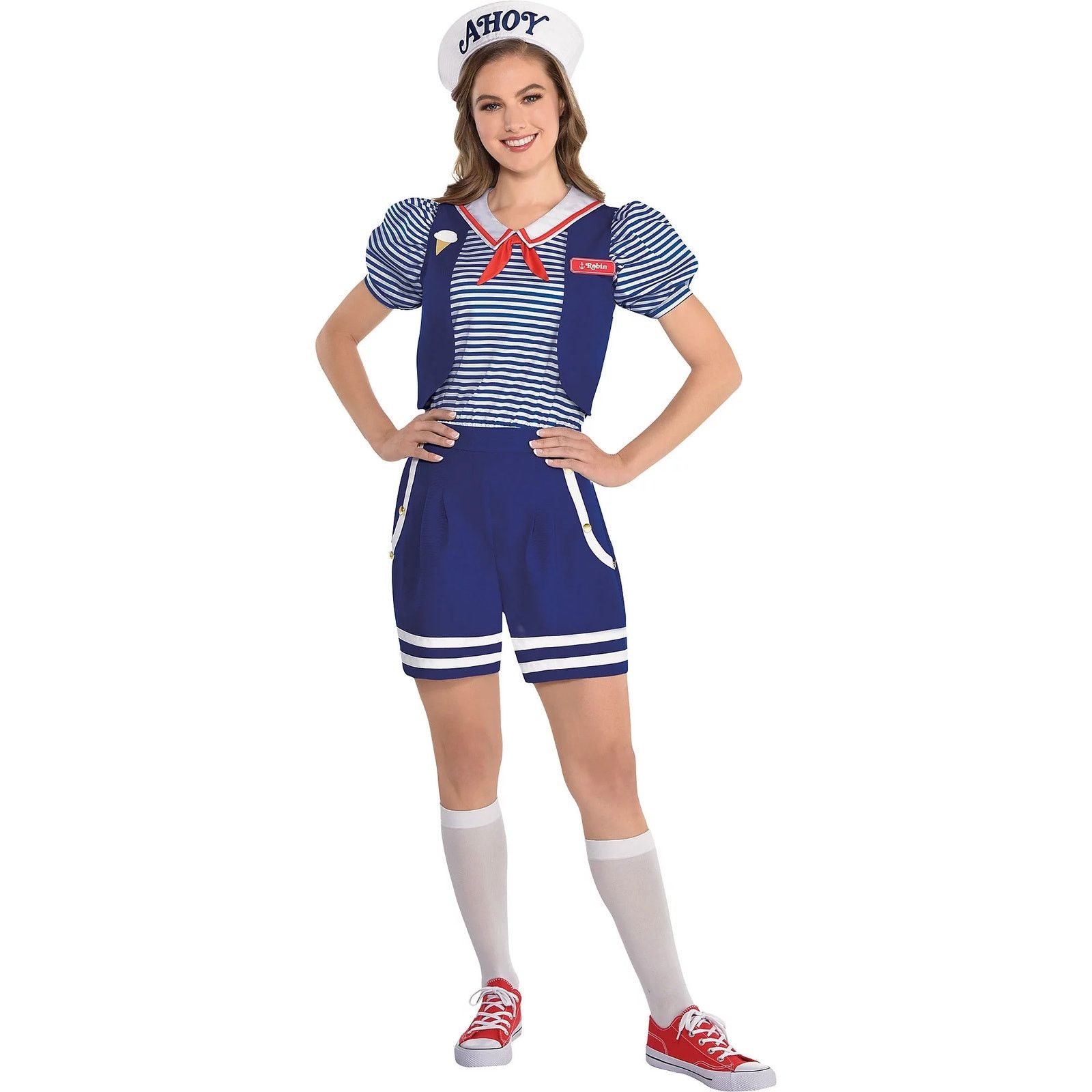 Other Netflix Stranger Things Robin Scoops Ahoy Romper Costume L Size L / US 10 / IT 46 - 1 Thumbnail