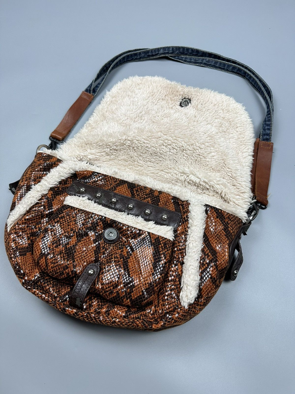 Japanese Brand × Kansai Yamamoto Vintage Kansai Yamamoto Snake Skin Sling/Cross Body Size ONE SIZE - 8 Thumbnail