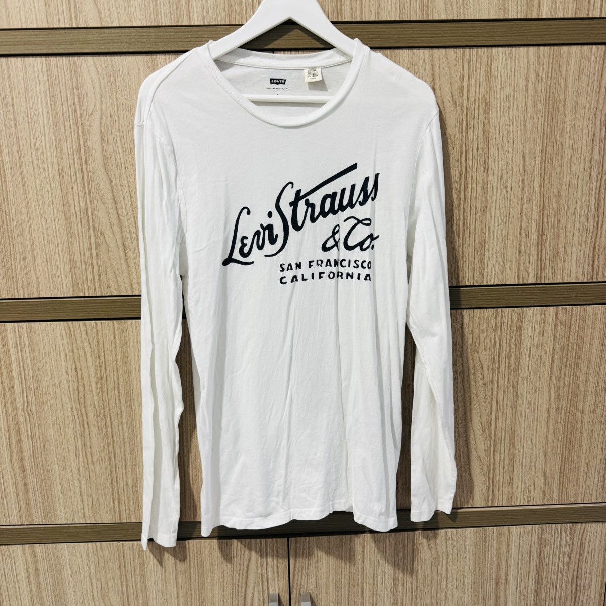Levi's Long Sleeve Levis Tee Size US S / EU 44-46 / 1 - 1 Thumbnail