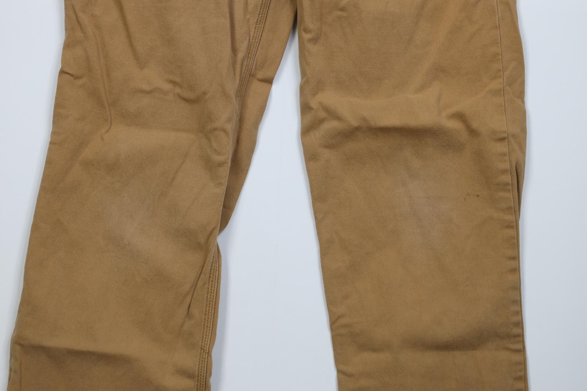 Carhartt Vintage Y2K Carhartt Relaxed Fit Stretch Canvas Pants Brown Size US 32 / EU 48 - 3 Thumbnail