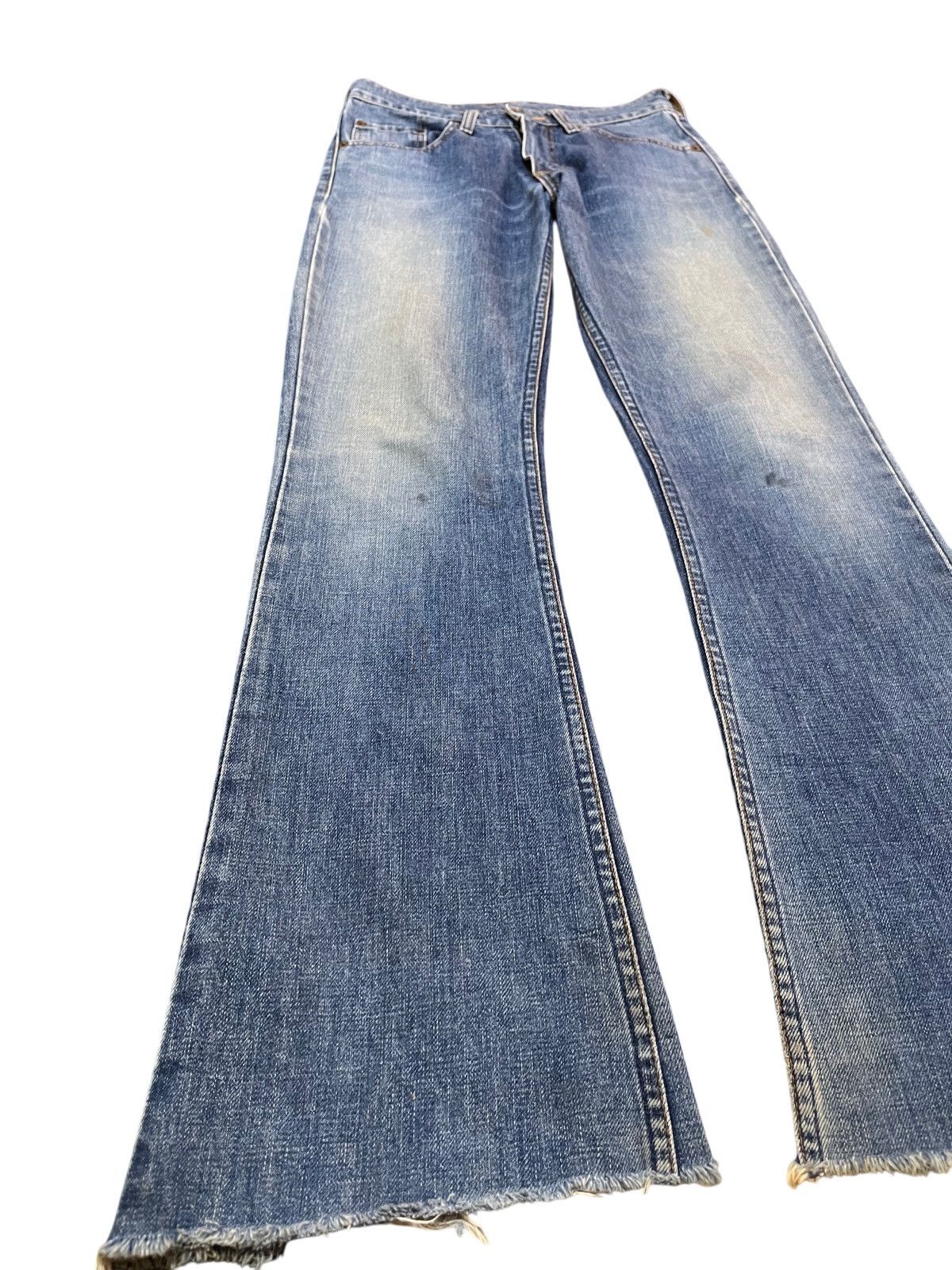 Levi's Vintage Levi’s 80’s 557 Flare Grunge Denim Size US 28 / EU 44 - 4 Thumbnail