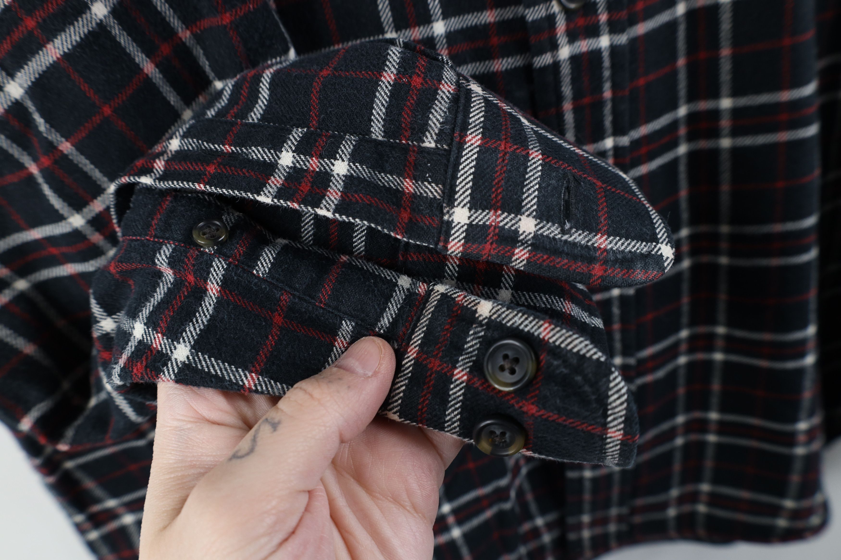 Lands' End × Vintage Vintage Lands End Portuguese Collared Button Down Shirt Size US M / EU 48-50 / 2 - 5 Thumbnail