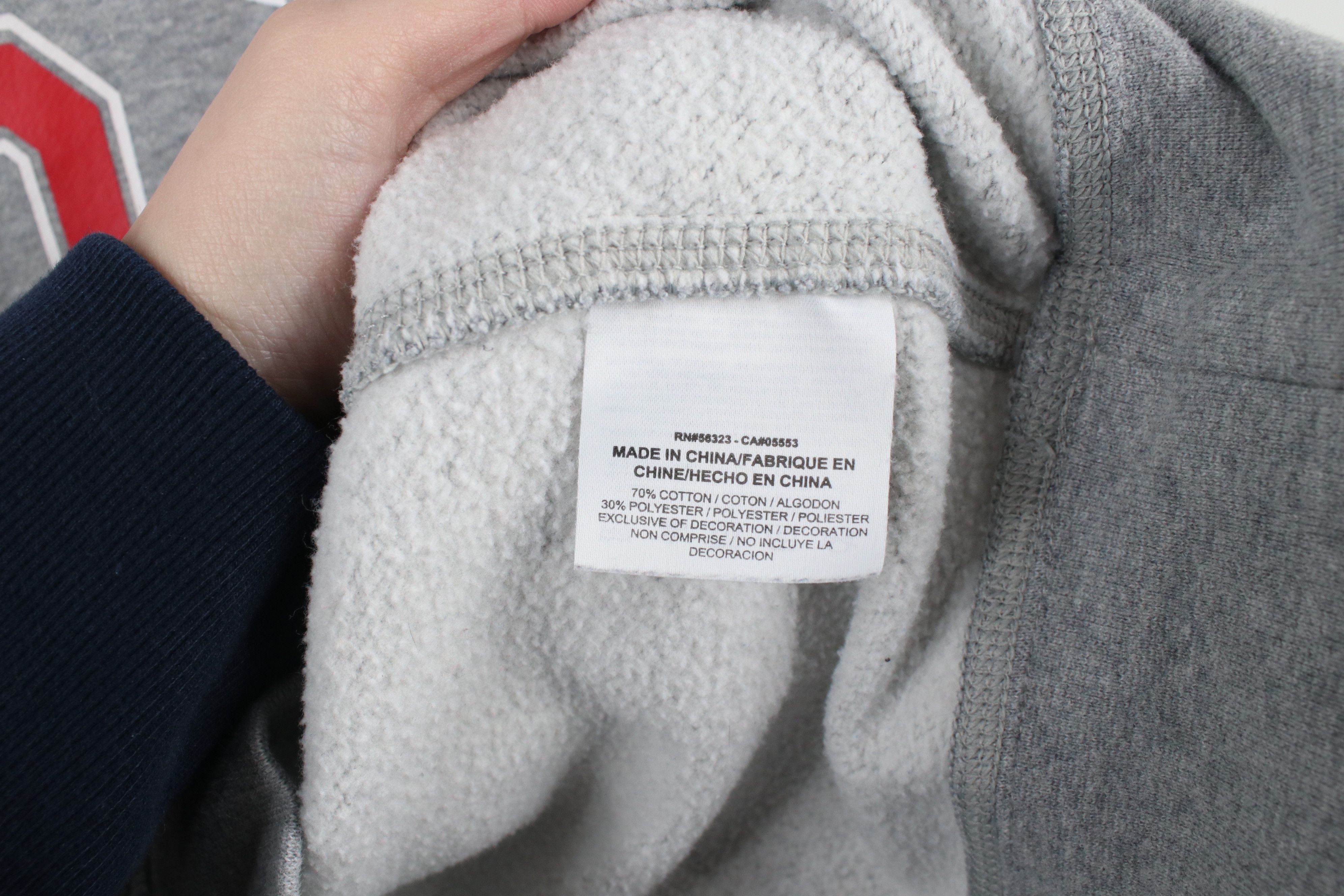 Nike × Vintage Nike Ohio State University Buckeyes Hoodie Sweatshirt Gray Size US S / EU 44-46 / 1 - 10 Thumbnail