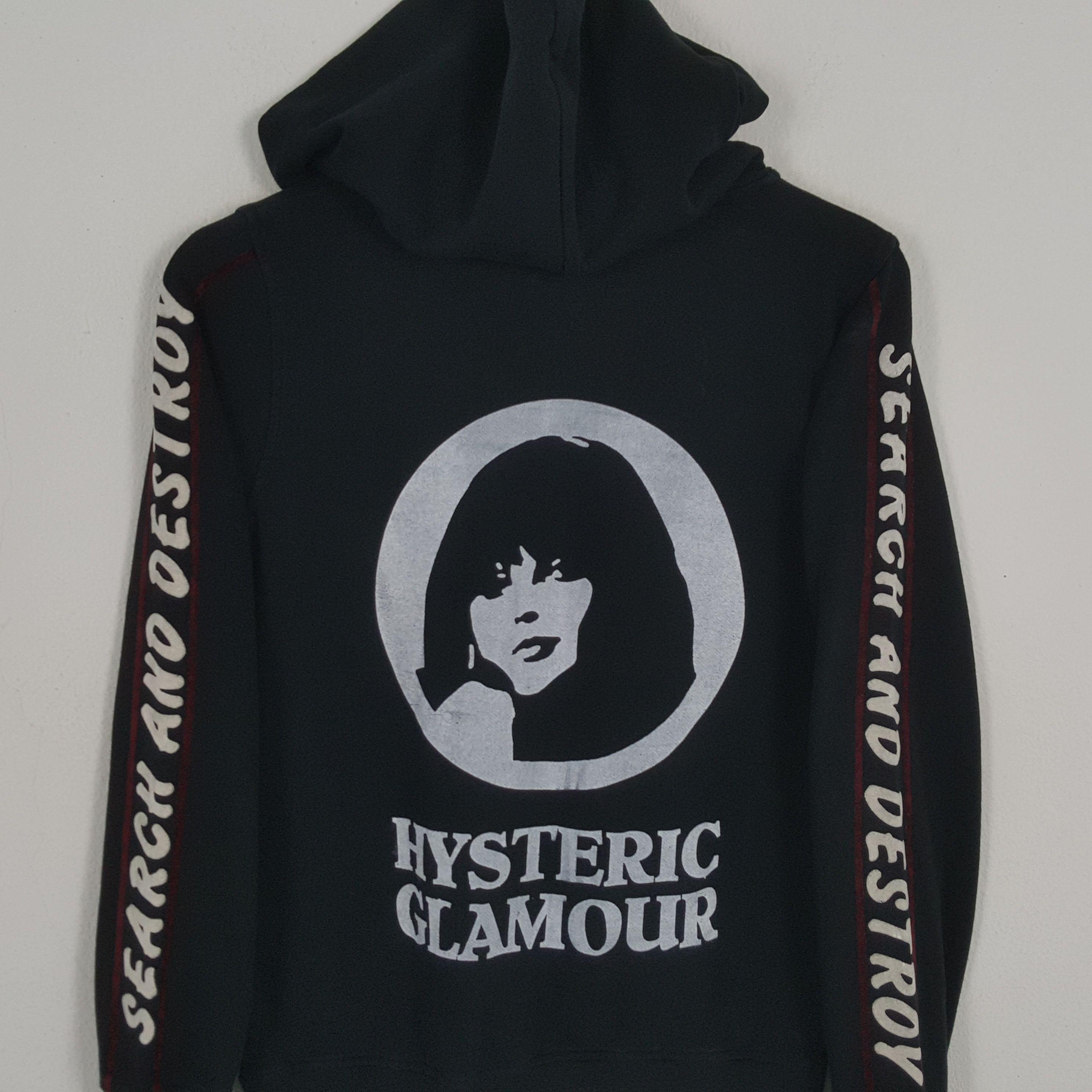 Hysteric Glamour × Japanese Brand × Vintage HYSTERIC GLAMOUR Japanese Brand Custom Art Zipper Hoodies Size XS / US 0-2 / IT 36-38 - 2 Thumbnail
