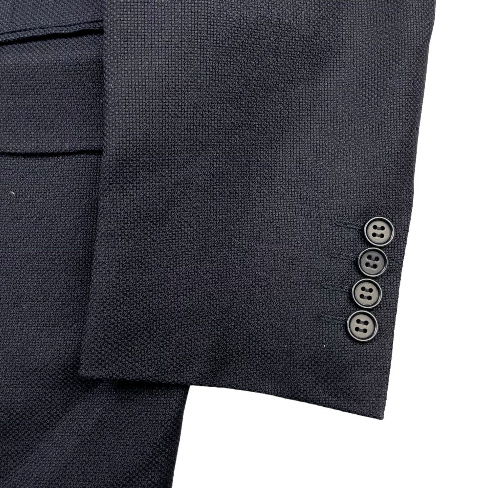 Canali Canali Men's Blazer Blue 3-Button Knit Wool 100% Italy 38R US 48 EU Size 38R - 4 Thumbnail