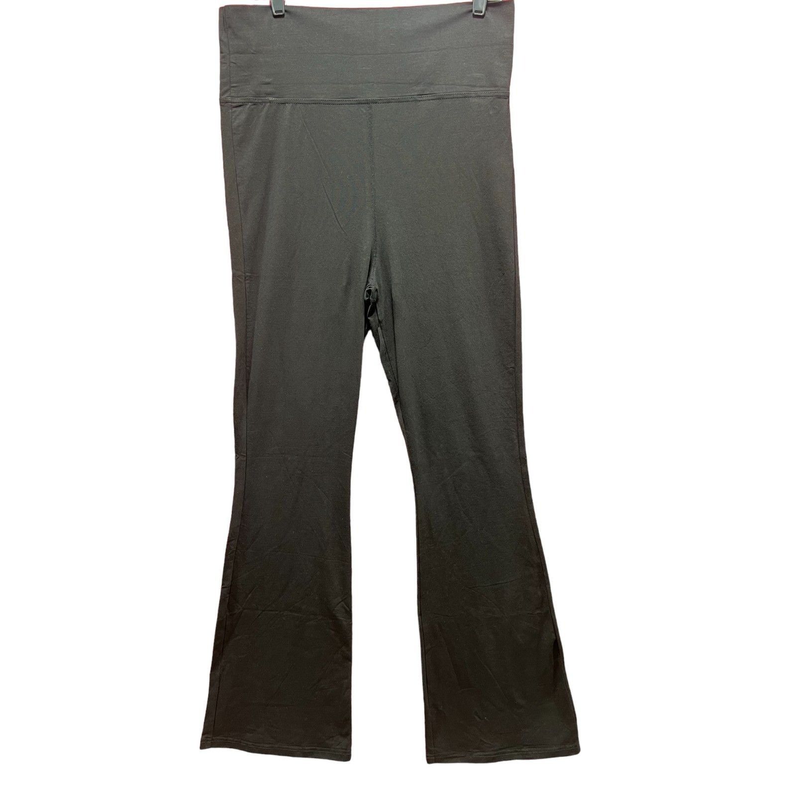Other Faded Rose - Women's Stretch Wide Leg Pants - Black - Extra Size 34" / US 12 / IT 48 - 1 Thumbnail