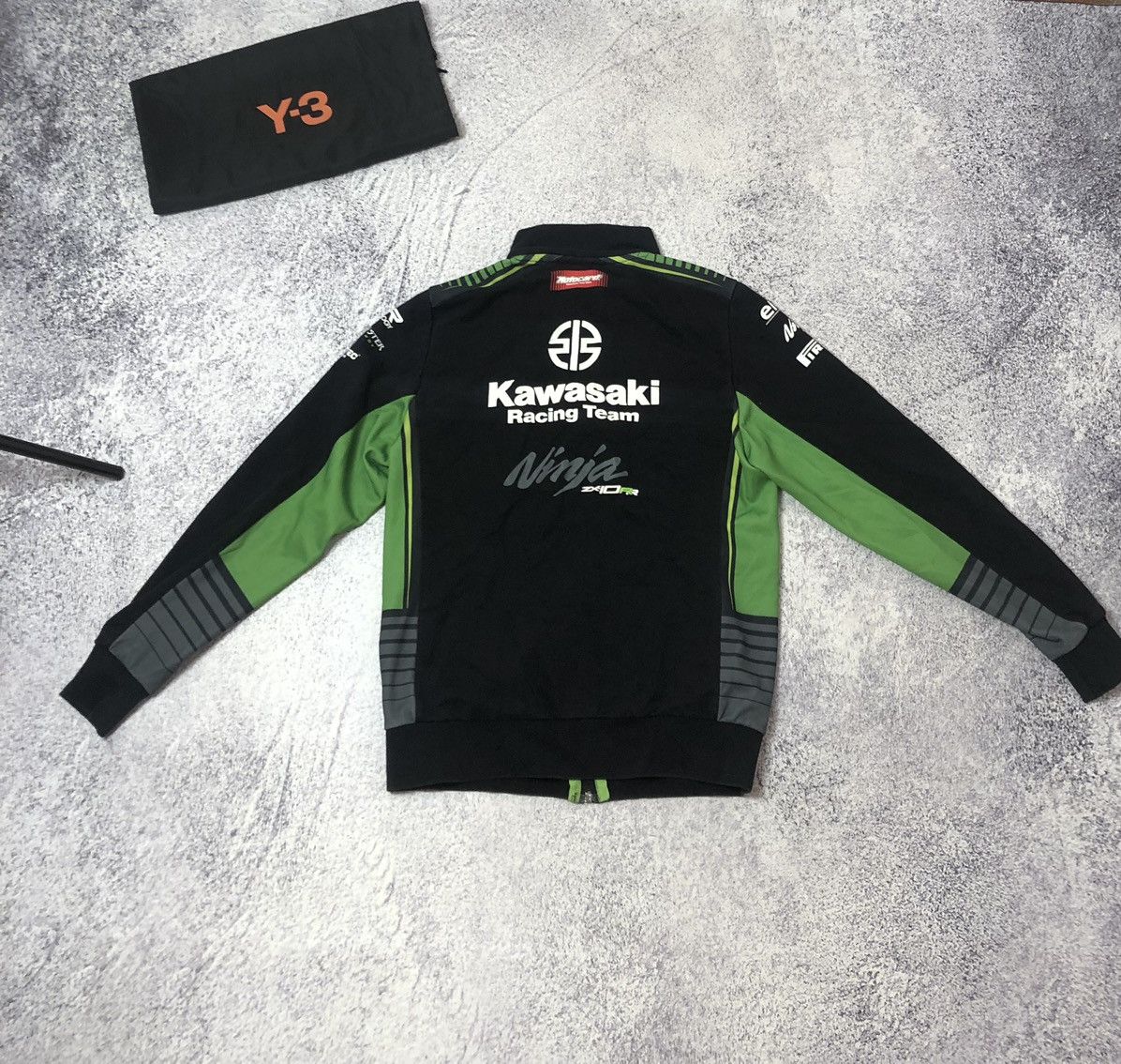 Vintage Men’s sweater Kawasaki recing Team size S Moto vintage Size US S / EU 44-46 / 1 - 7 Thumbnail