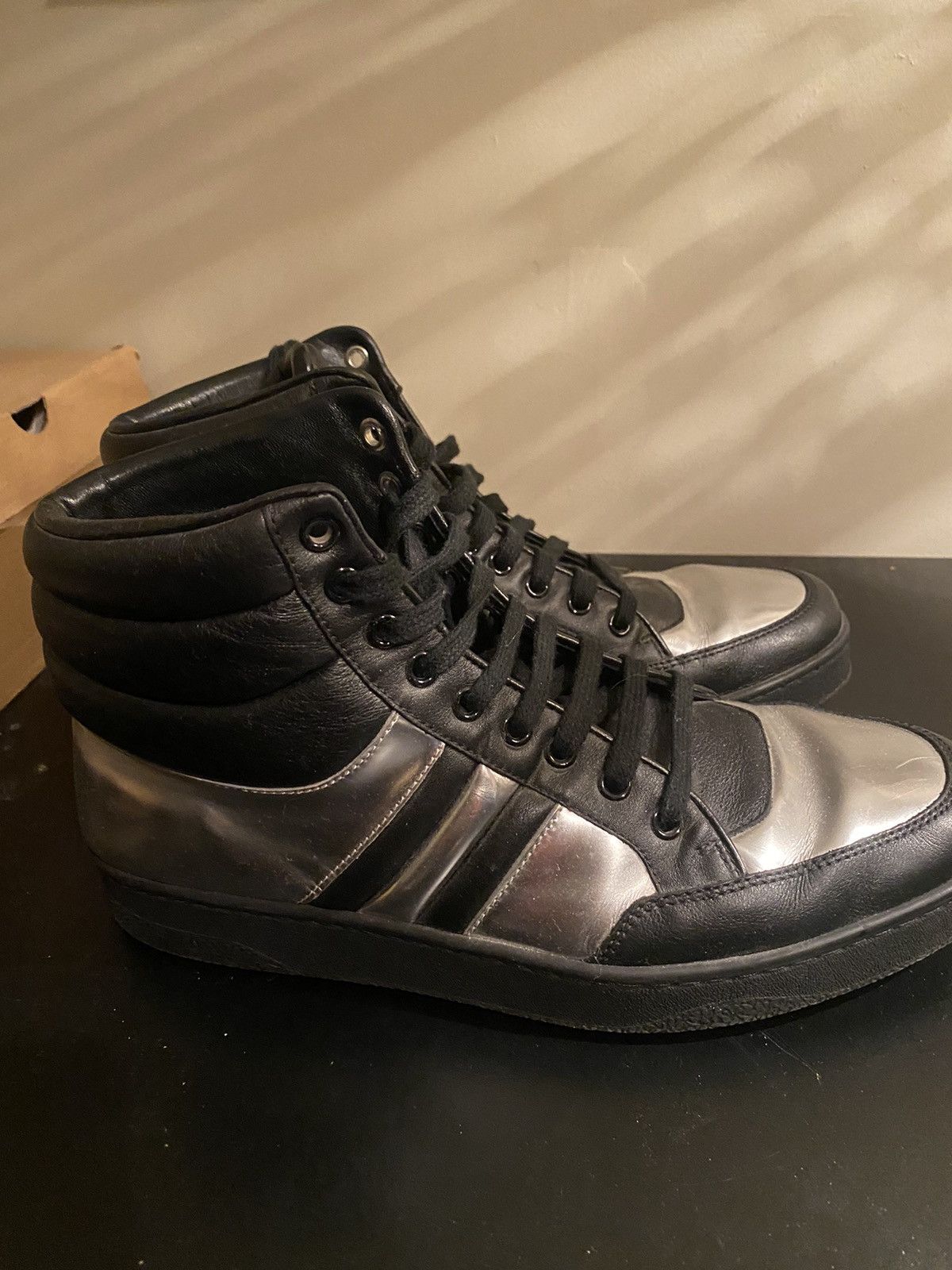 Gucci Gucci padded leather high tops Size US 10 / EU 43 - 5 Thumbnail