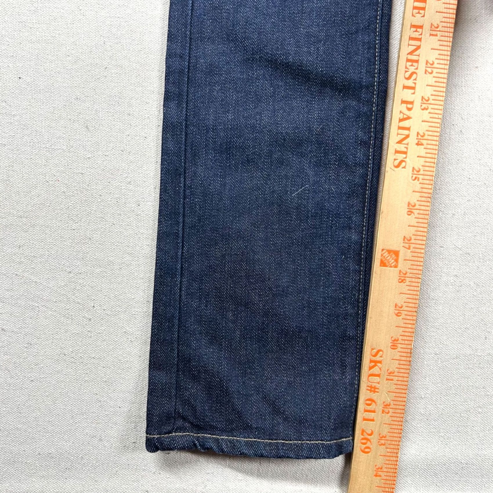 Paige VINTAGE Paige Jeans Womens 26 Blue Heights Low Rise Dark Wash Slim Straight Jeans Size 26" / US 2 / IT 38 - 7 Thumbnail