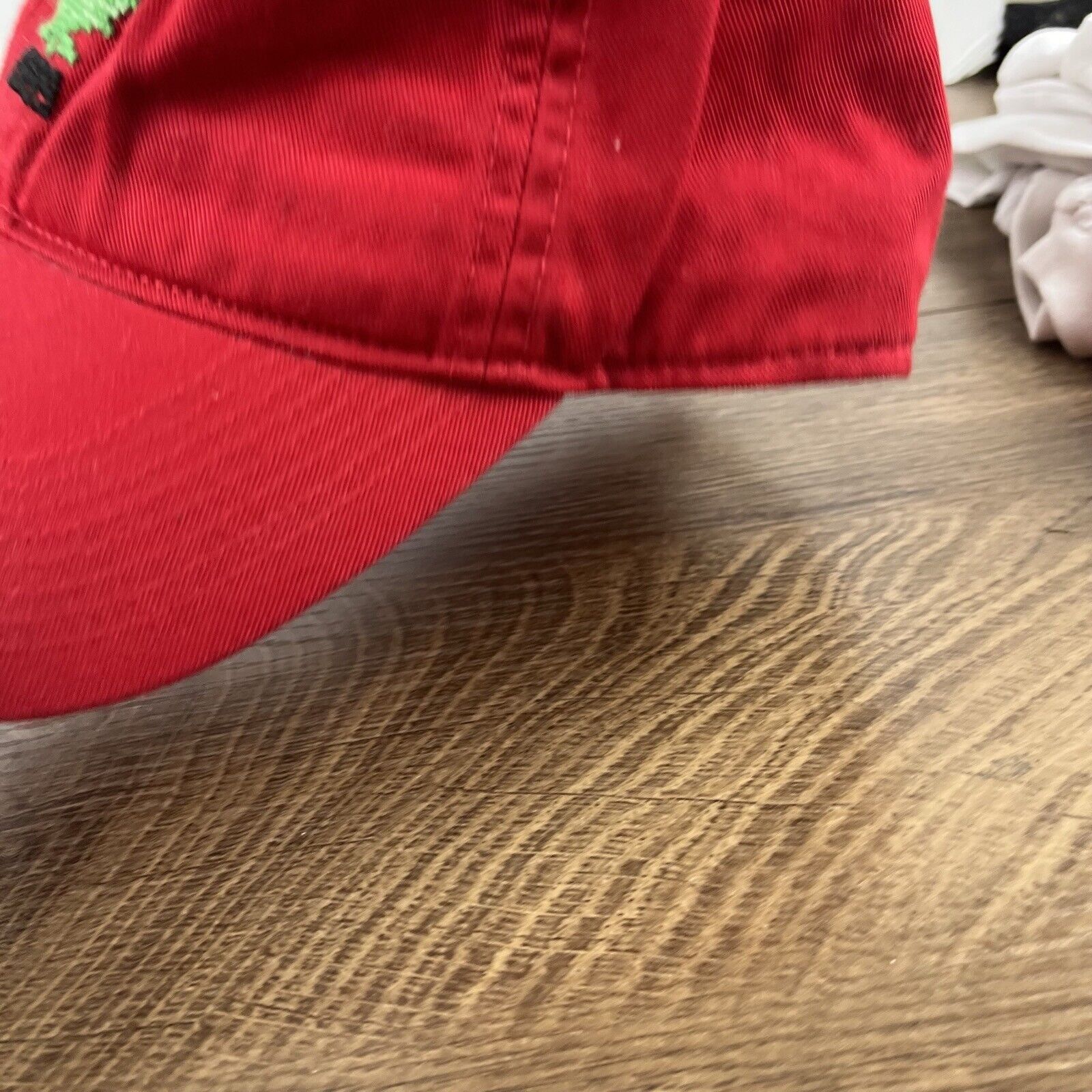 Other 1889 Hat Red Cap Adjustable Hat Red Adult Fit Hat Size ONE SIZE - 8 Thumbnail