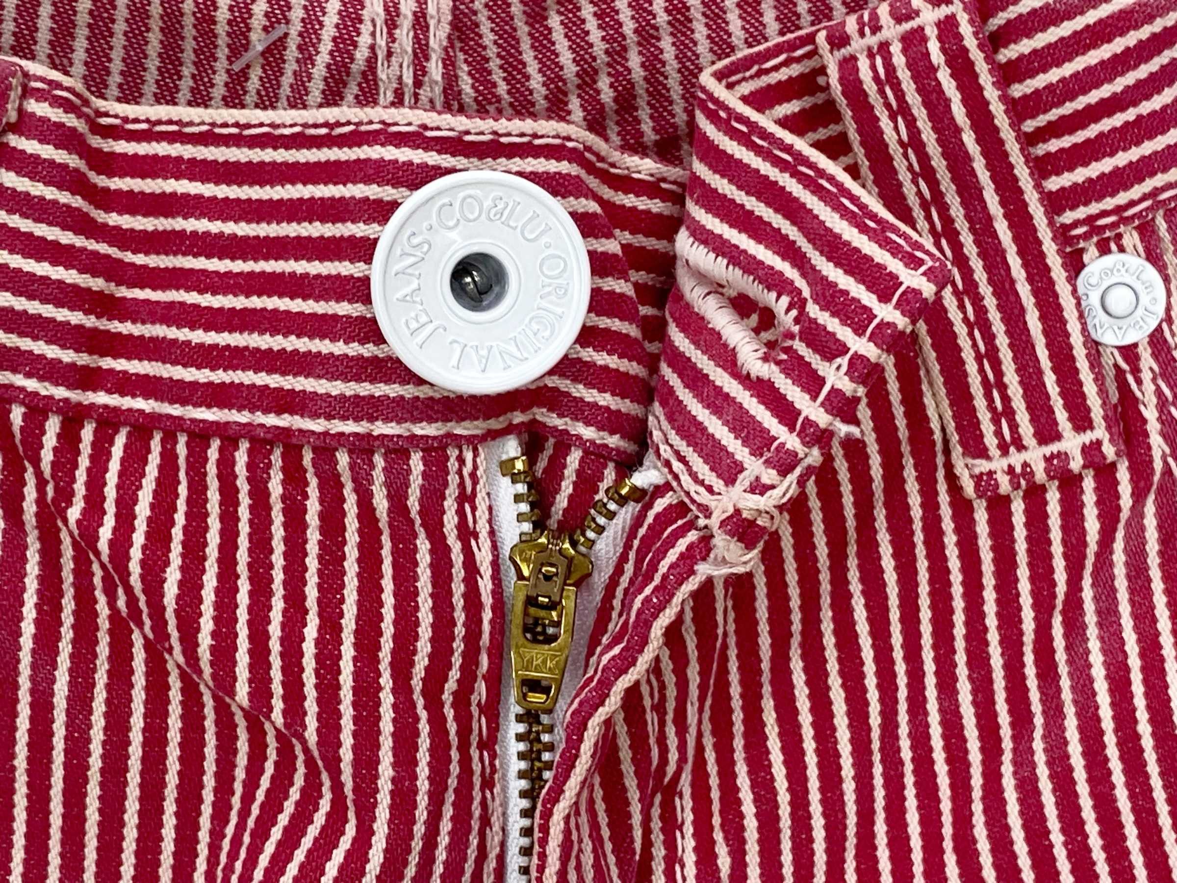 Japanese Brand Co & Lu Stripes Flare Jeans Size 26" / US 2 / IT 38 - 9 Thumbnail