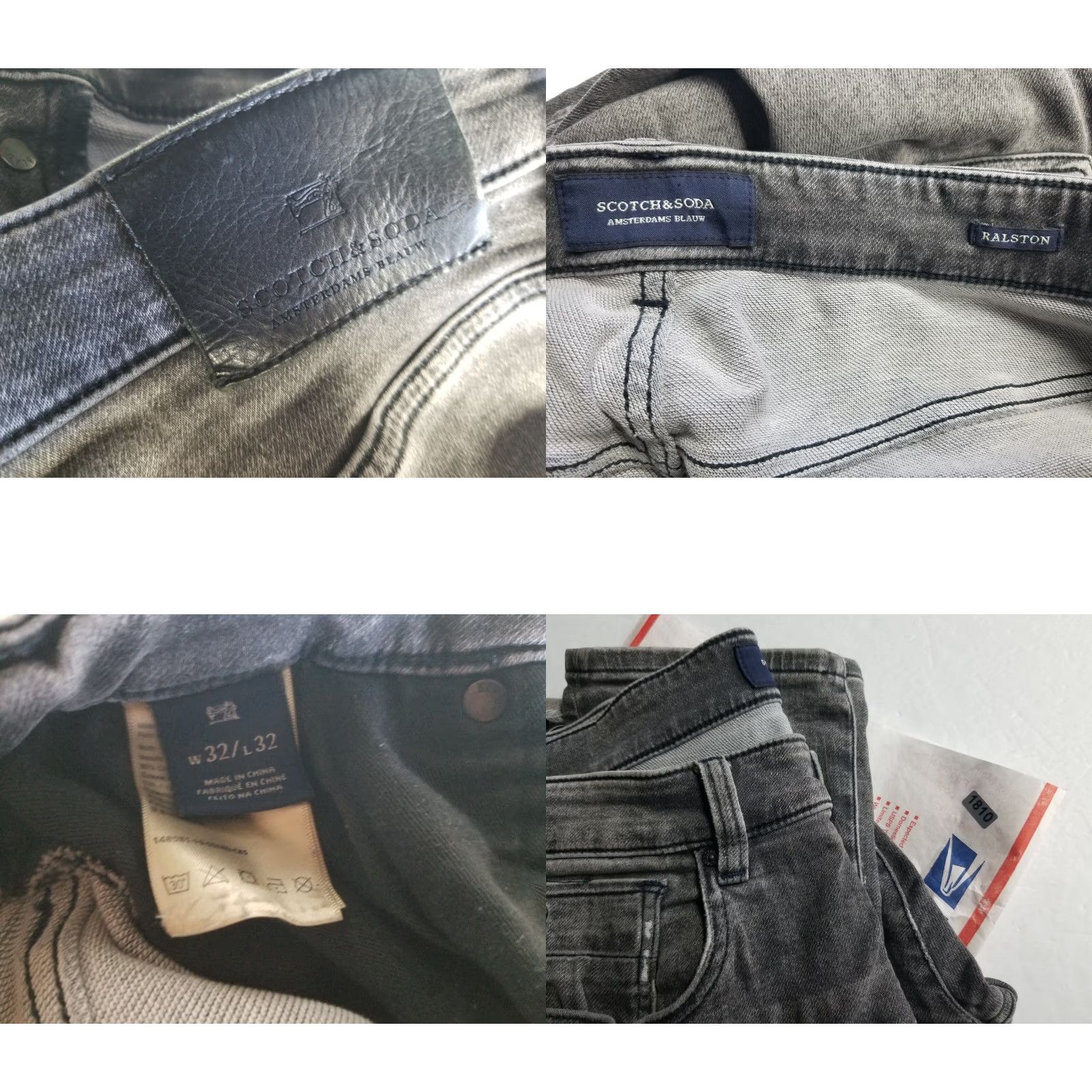 Scotch & Soda Scotch & Soda Jeans Mens 32x32 Gray Button Fly Distressed See Pics Size US 32 / EU 48 - 9 Thumbnail