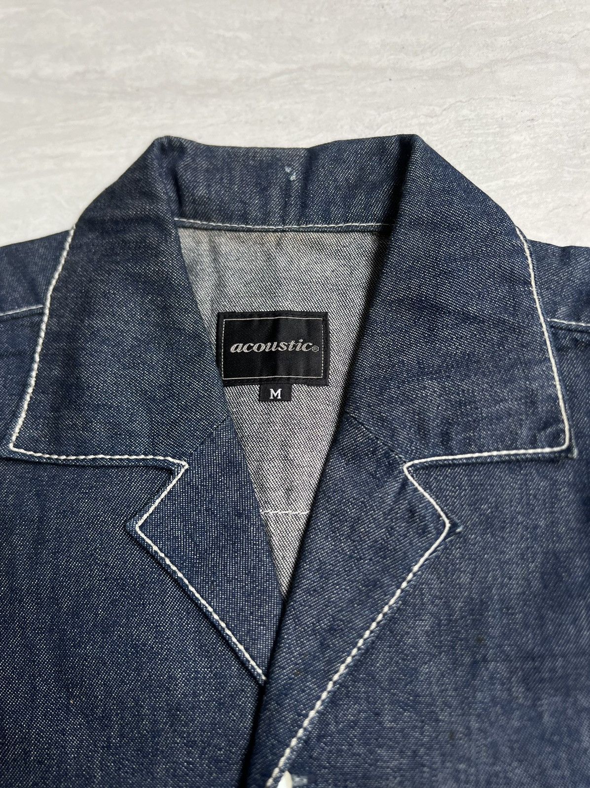Japanese Brand ACOUSTIC Denim Shirt Size US M / EU 48-50 / 2 - 5 Thumbnail