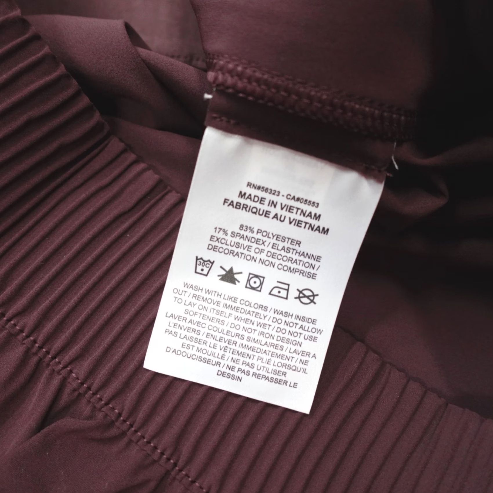 Nike Nike 24.7 PerfectStretch Women's High-Waisted Wide-Leg Pants XL Burgundy Crush Nike Dri-FIT Size 40" / US 18 - 4 Thumbnail