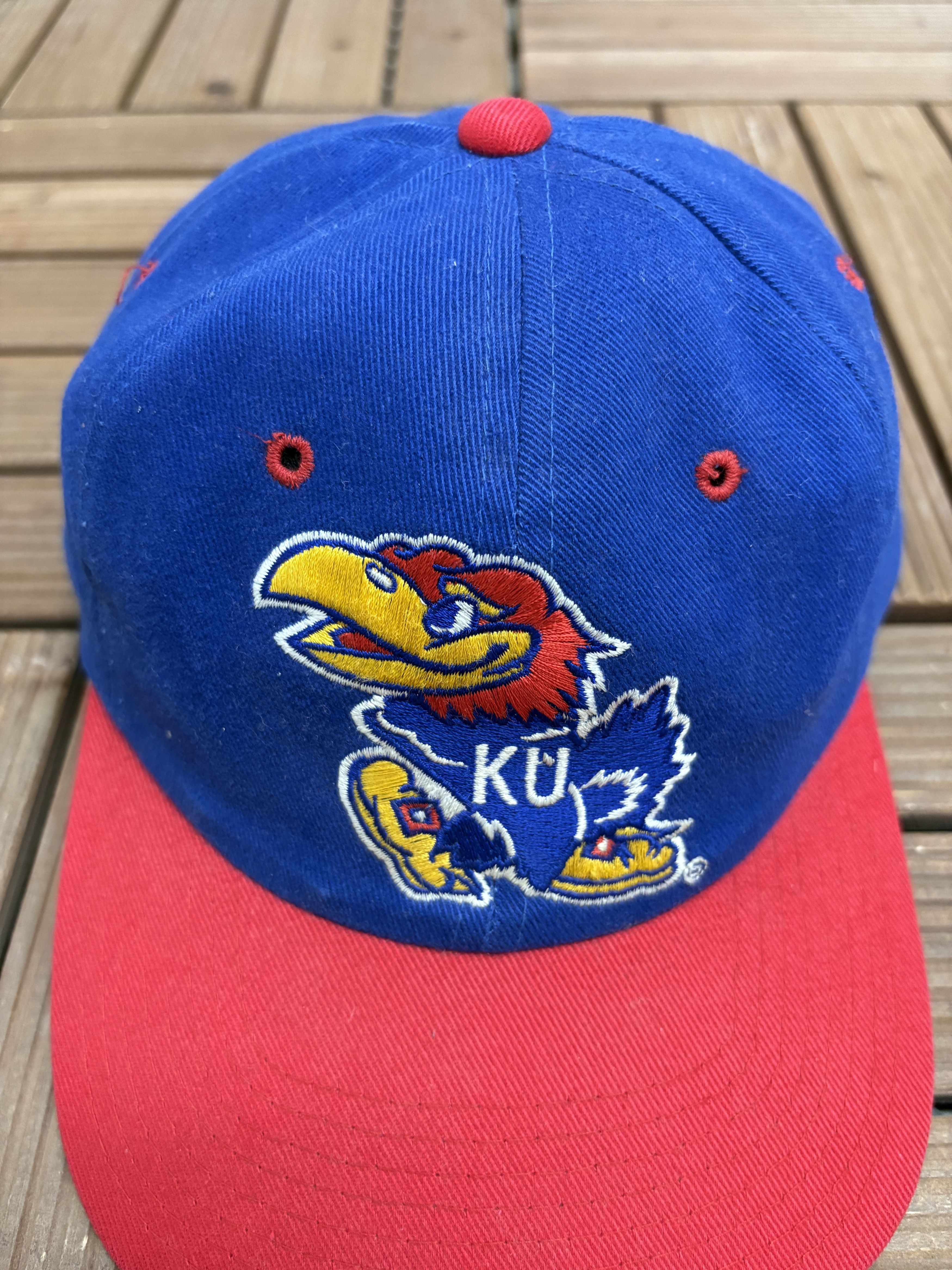Starter Kansas Jayhawks Embroidered Vintage Starter Hat Cap Size ONE SIZE - 3 Thumbnail
