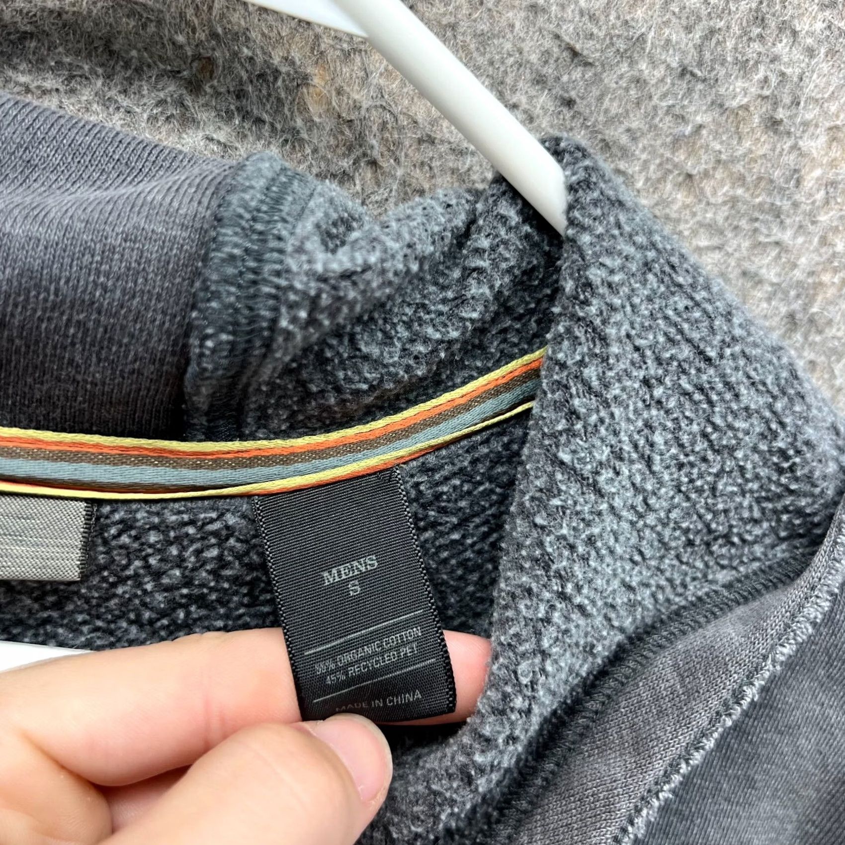 Vintage REI Sweater Men S Small Gray Full Zip Hooded Pullover Fleece Organic Cotton Vintage? No (adjusted: Not vintage) Size US S / EU 44-46 / 1 - 7 Thumbnail