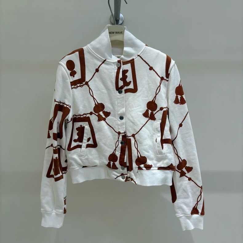 Hermes Hermes Patterned Tweed Tracksuit Set Size US S / EU 44-46 / 1 - 1 Thumbnail
