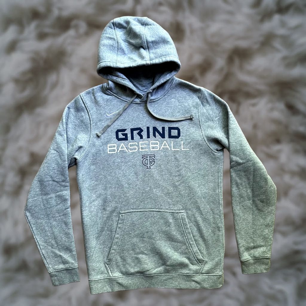 Nike Nike Hoodie Sweatshirt Pullover Grind Baseball Grey Mens Small Size US S / EU 44-46 / 1 - 1 Thumbnail