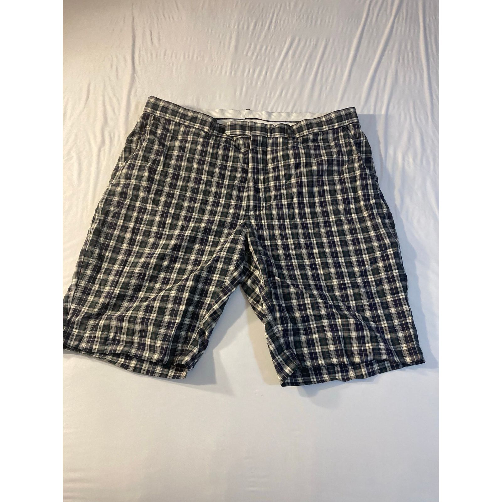 Polo Ralph Lauren Vtg Polo Ralph Lauren Mens Plaid Shorts Flat Front Sz 40 Size US 40 / EU 56 - 1 Thumbnail