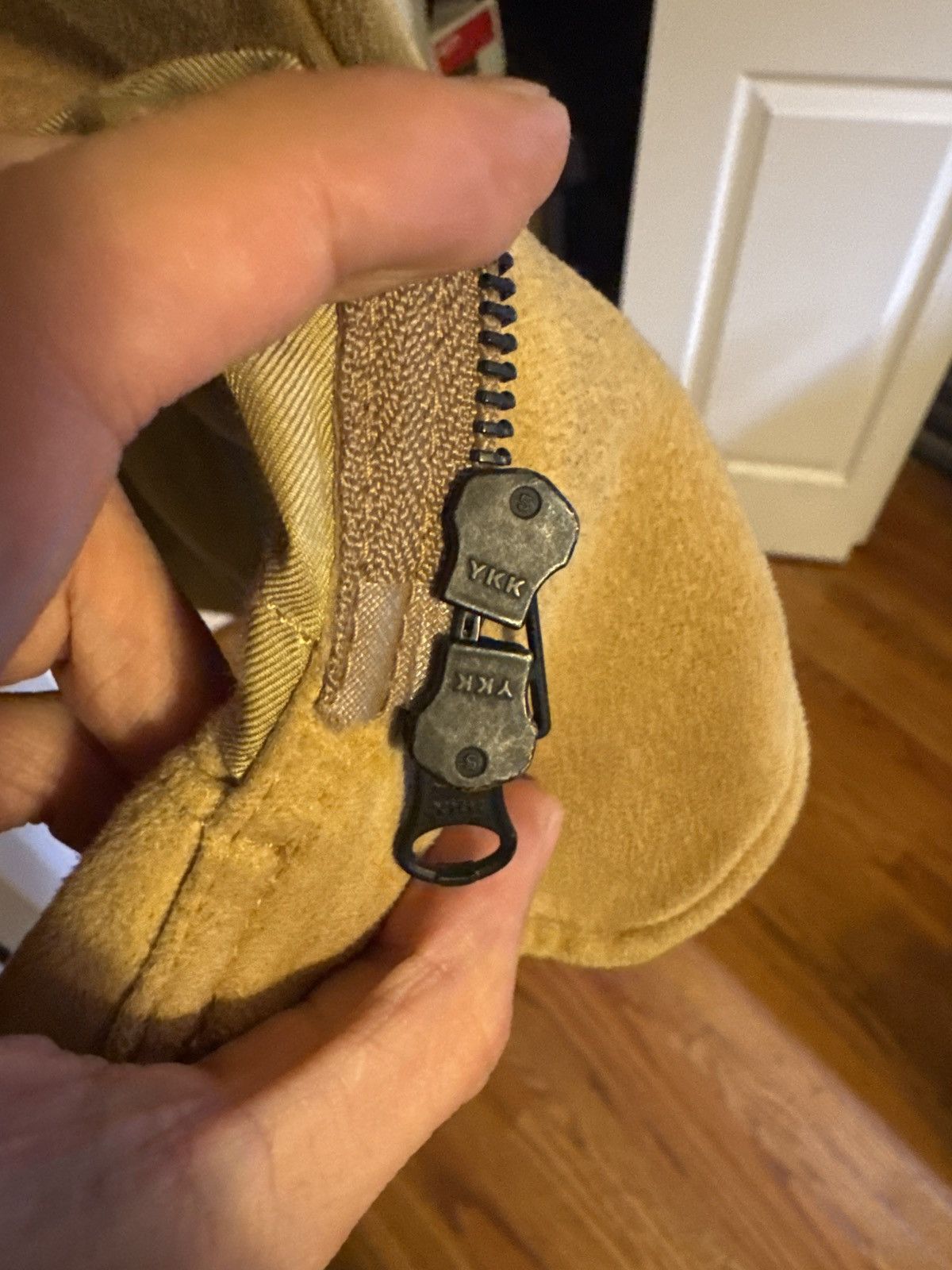 Porter Classic Porter Classic Khaki Aging Jacket Moleskin Suede Size US M / EU 48-50 / 2 - 4 Thumbnail
