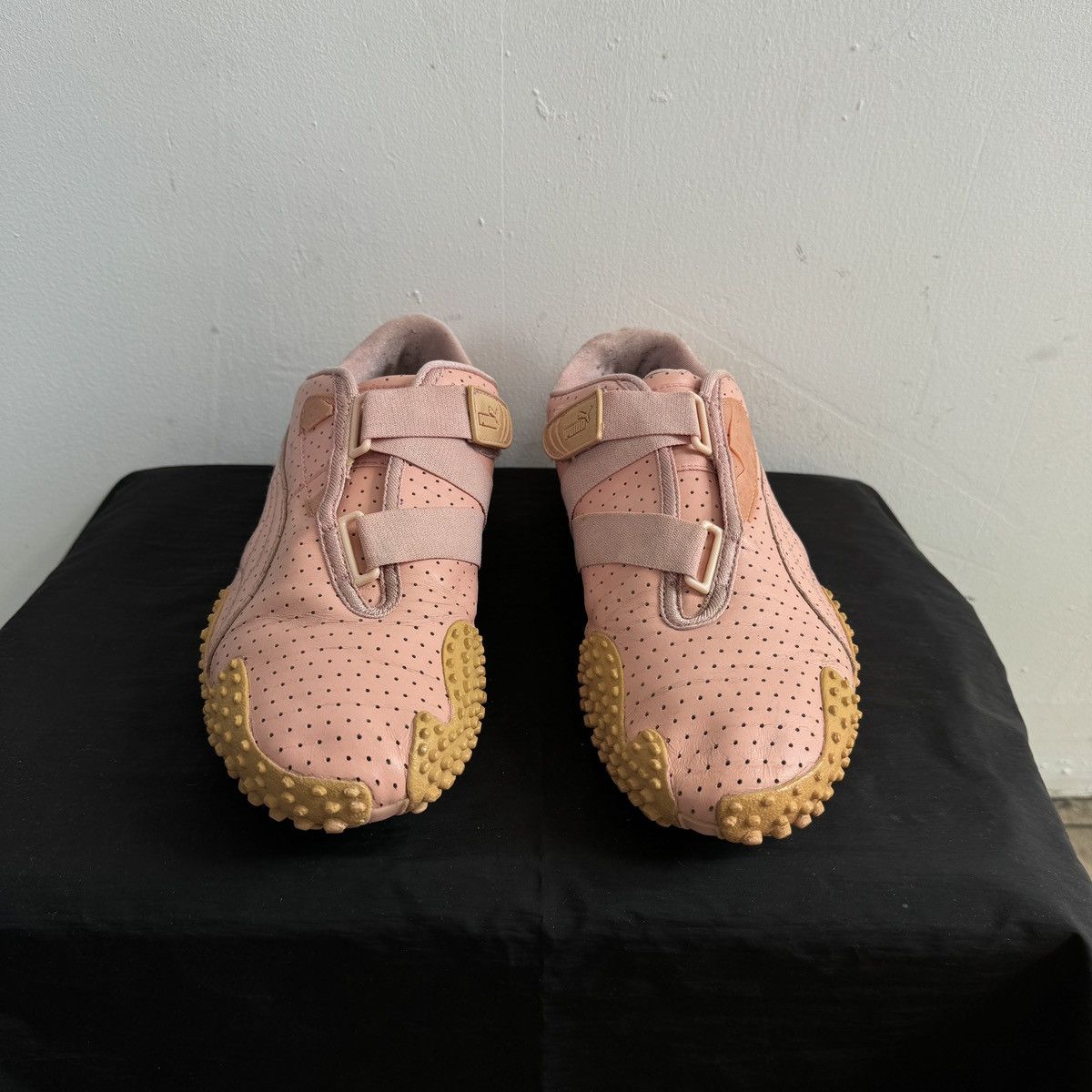Puma Vintage Rare Puma Monstro Pink Leather Low Sneakers Size US 9 / EU 42 - 7 Thumbnail