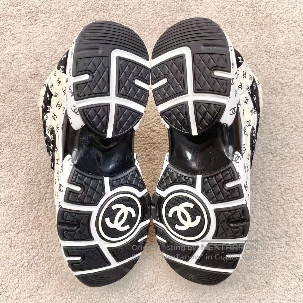 Chanel Chanel Dark patterns are all over the logo sneakers| Size US 7.5 / IT 37.5 - 7 Thumbnail