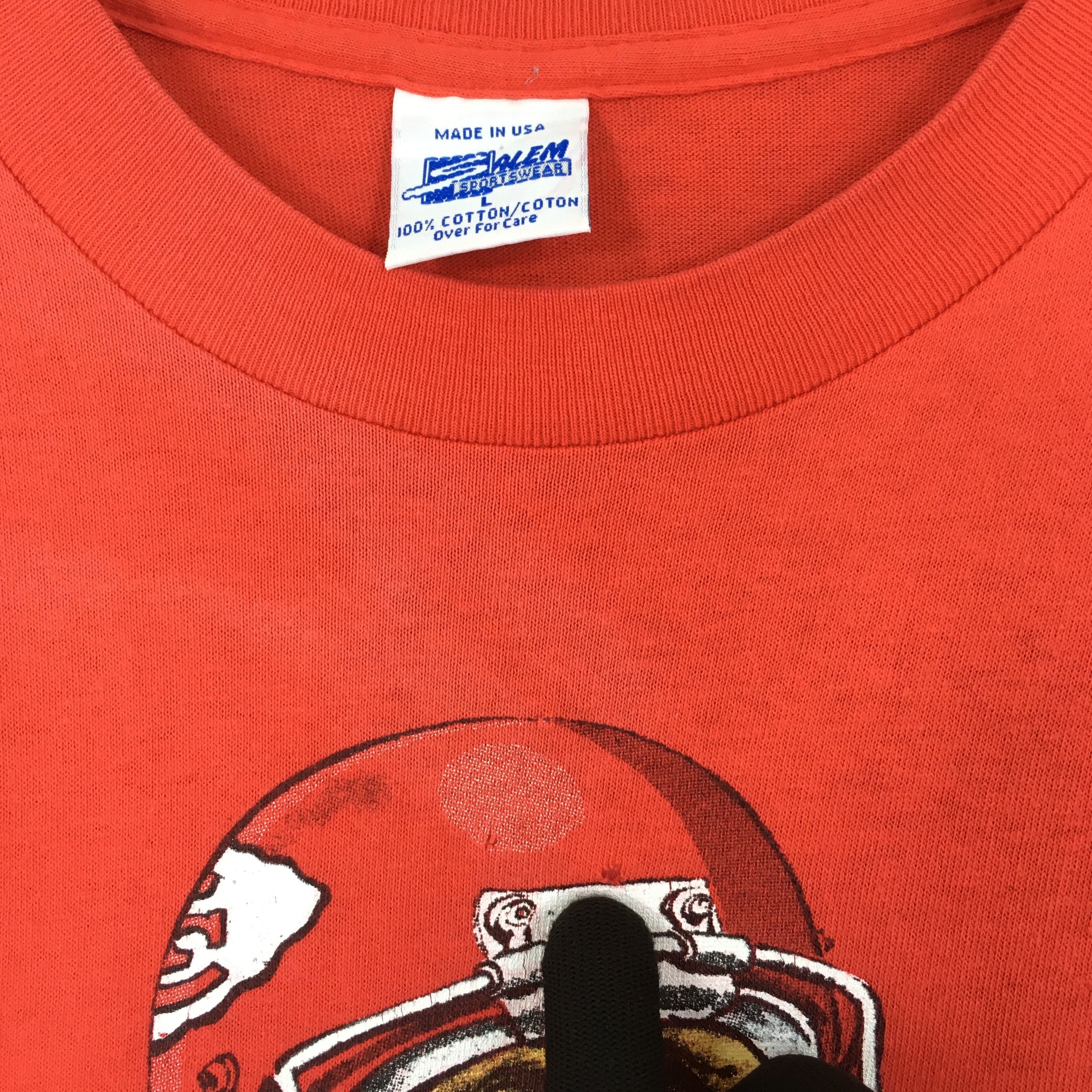 NFL Vintage 90s Kansas City Chiefs NFL T Shirt Large Size US L / EU 52-54 / 3 - 6 Thumbnail