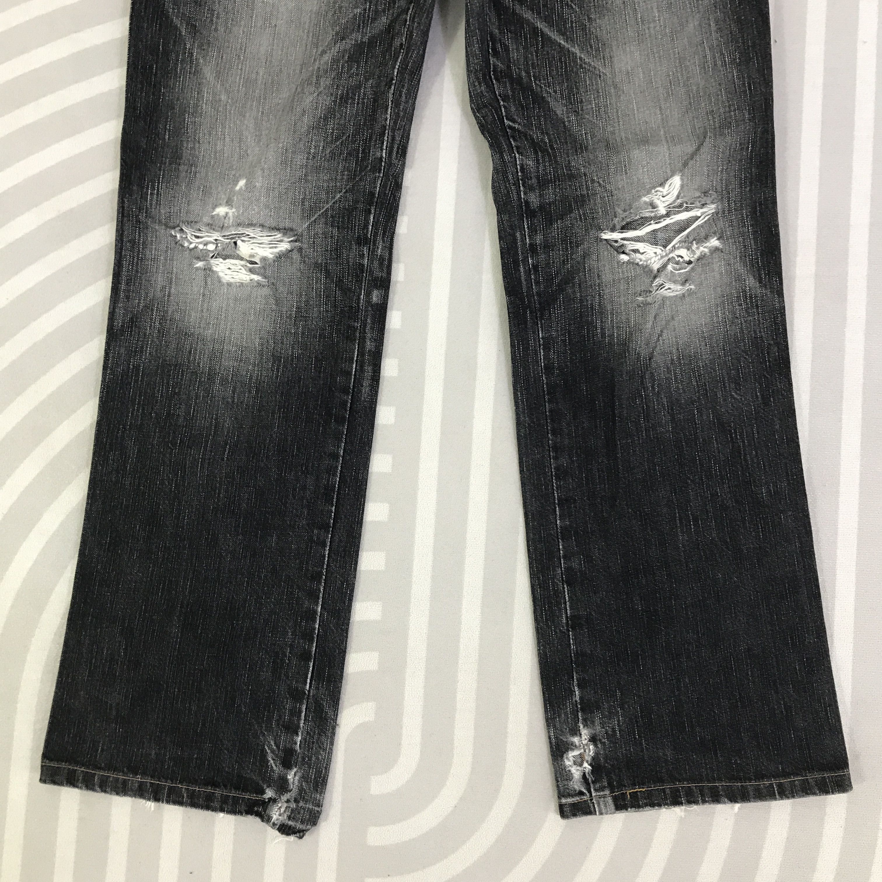 Edwin Vintage Edwin Black Faded Jeans pants K74B19 Size US 28 / EU 44 - 3 Thumbnail