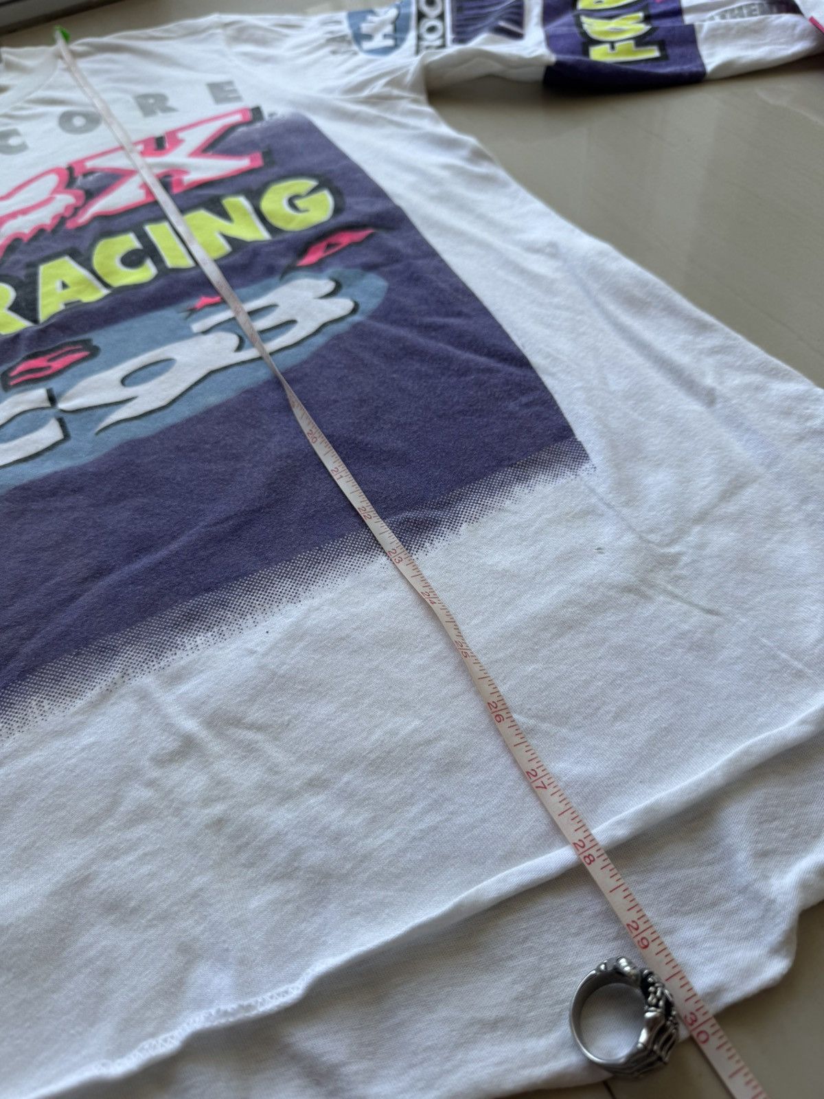 Fox Racing 90s Fox Racing Hardcore USA HC93 1993 Race Motocross Shirt Size US XL / EU 56 / 4 - 9 Thumbnail