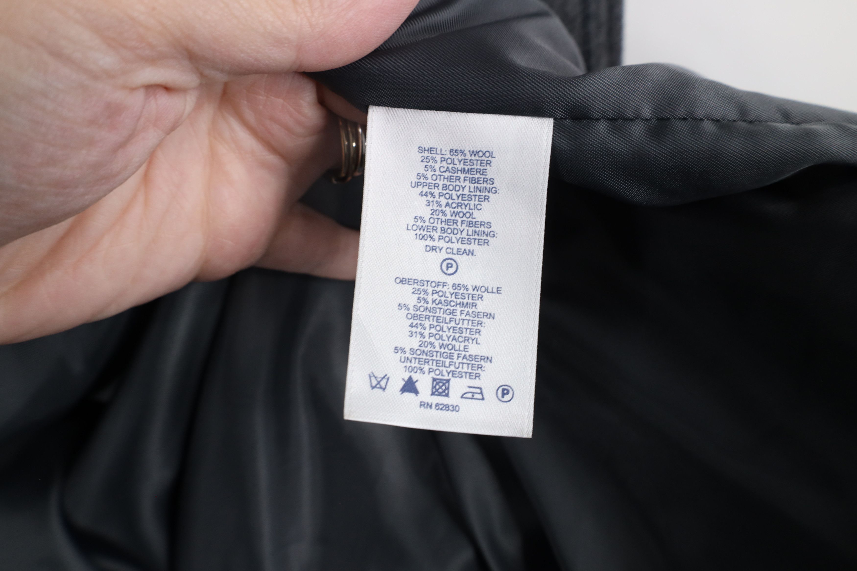 Lands' End × Vintage Lands End Full Length Collared Overcoat Jacket Heather Gray Size US L / EU 52-54 / 3 - 10 Thumbnail