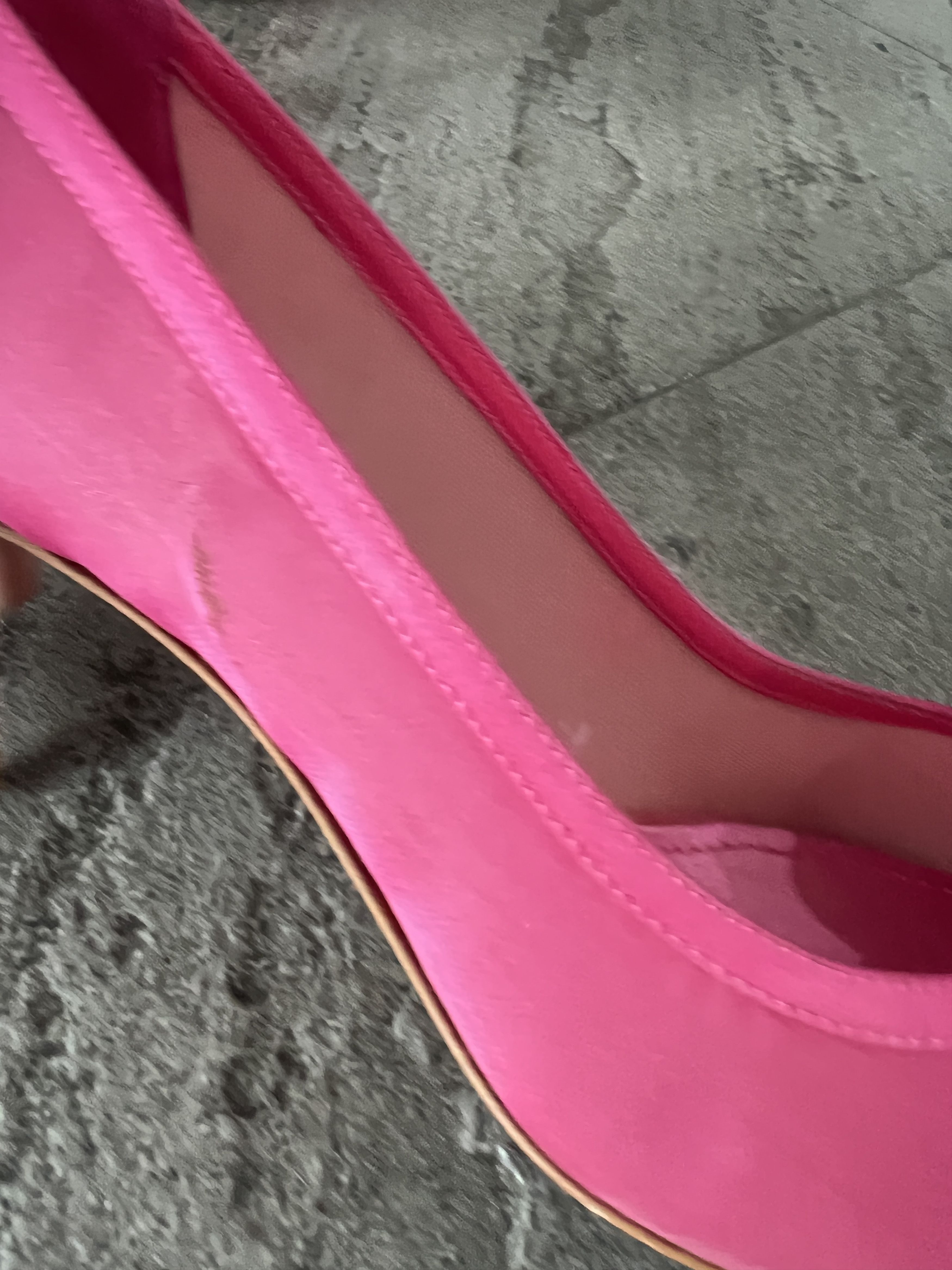 Dior Dior Pink Rose Peep Toe Heels Satin Mesh EU36 Size US 6 / IT 36 - 5 Thumbnail