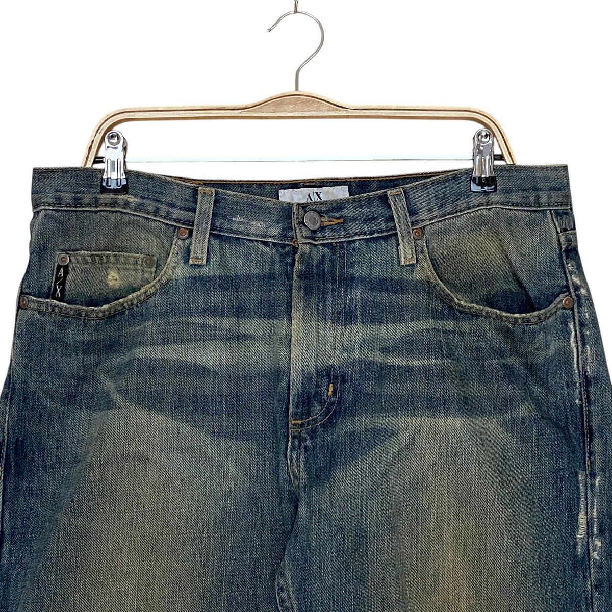 Armani Exchange Vintage Brand Armani Exchange Flared Jeans 2000s Size US 34 / EU 50 - 7 Thumbnail