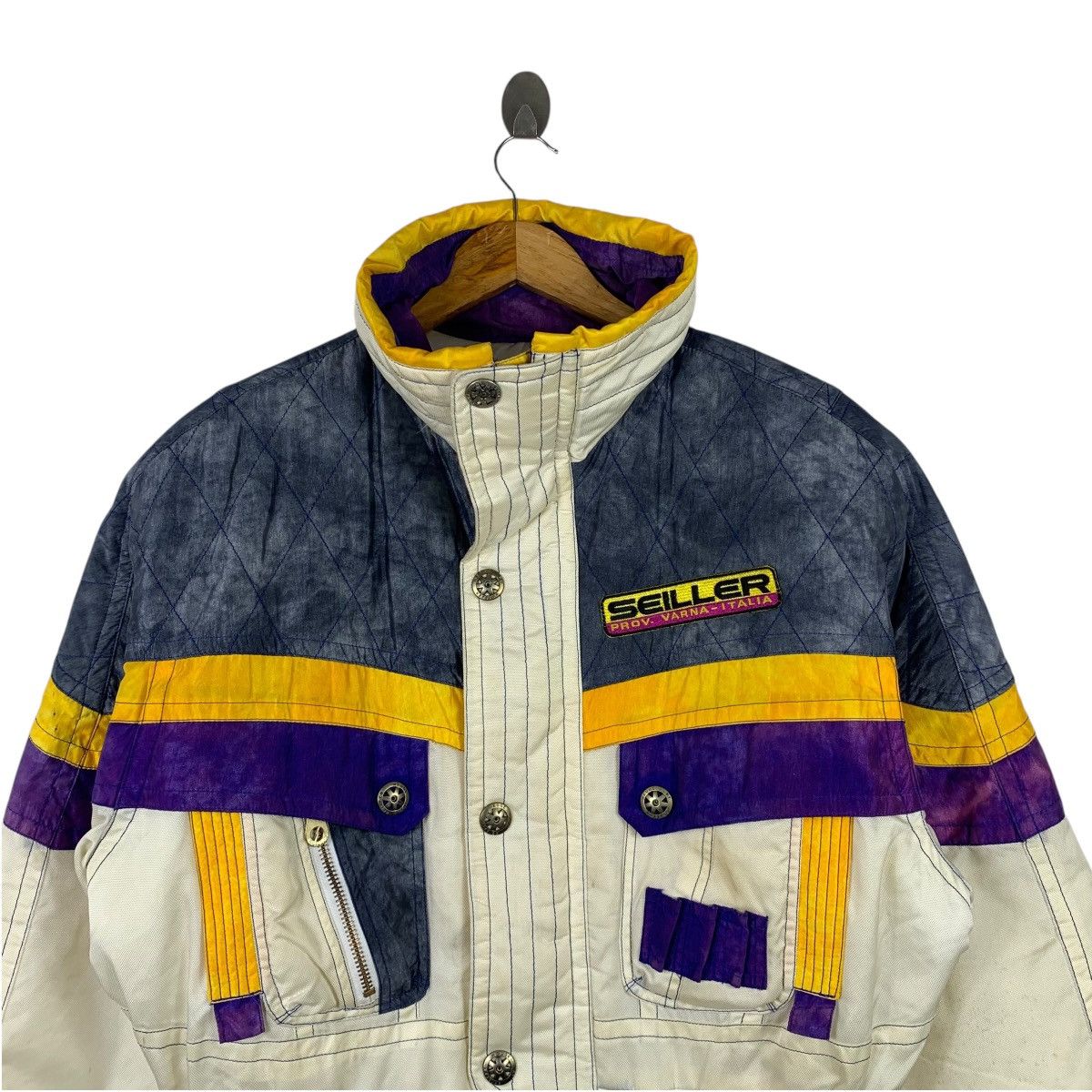 Vintage Vintage SEILLER Sportivo Design Italian Designer Ski Jacket Size US L / EU 52-54 / 3 - 4 Thumbnail