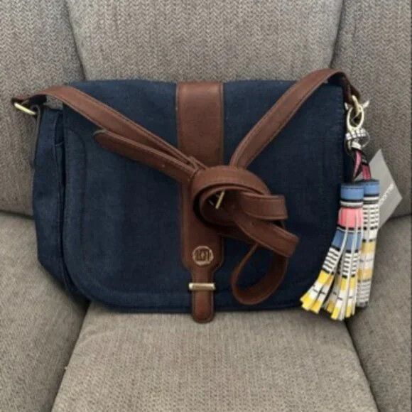 Liz Claiborne Liz Claiborne Denim Crossbody Bag Size ONE SIZE - 1 Thumbnail