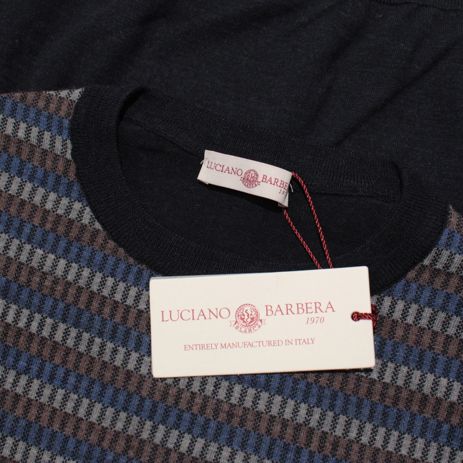 Luciano Barbera Luciano Barbera Sweater Size US M in Blue Size US M / EU 48-50 / 2 - 1 Thumbnail