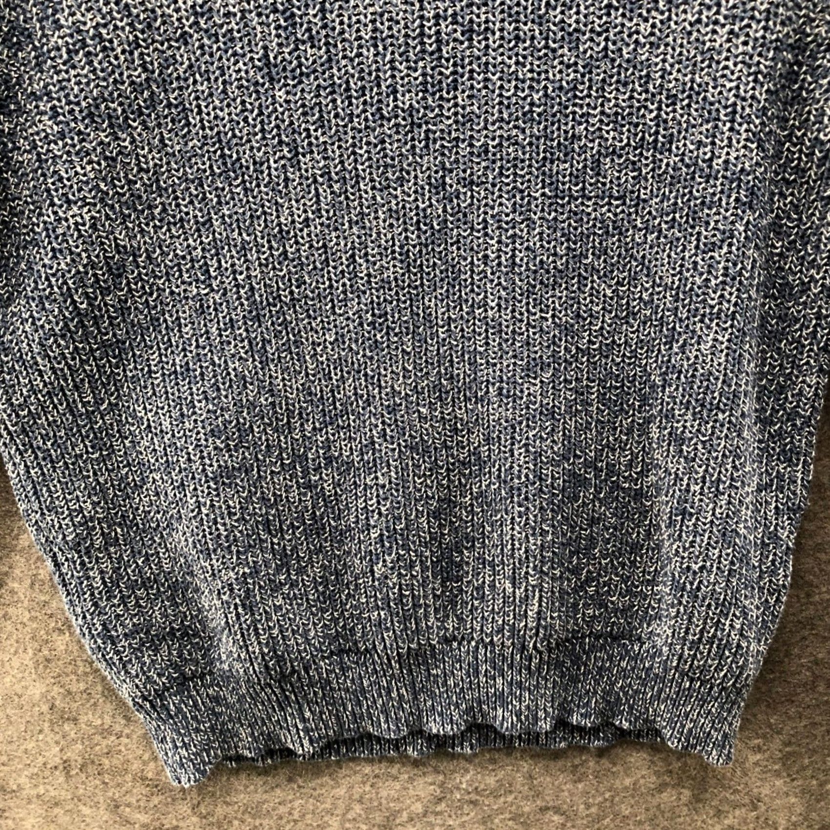 Uniqlo Uniqlo Mid Gauge Ribbed Crewneck Sweater Mens XS Blue Heather Pullover Size US XS / EU 42 / 0 - 4 Thumbnail