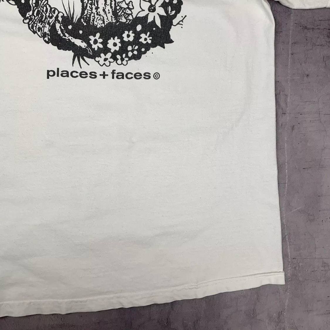 Other Places + Faces Skateboard SK8 Flowers Tee Big Logo Size US L / EU 52-54 / 3 - 8 Thumbnail