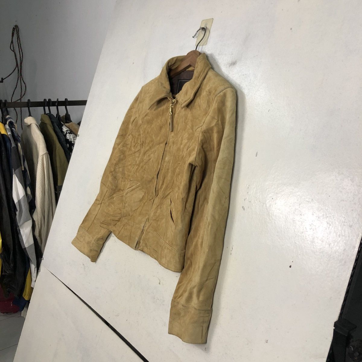 Japanese Brand Vintage Leather Jacket Coach Blanket Size US S / EU 44-46 / 1 - 4 Thumbnail