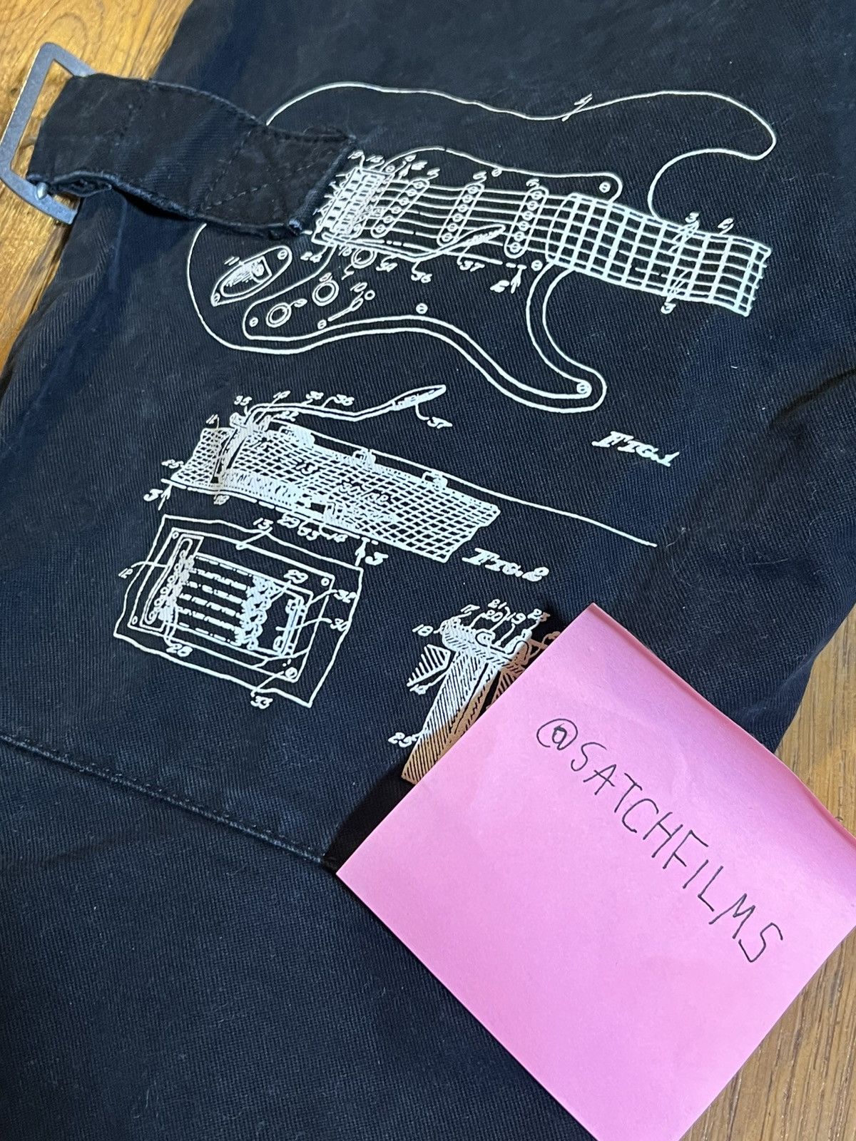 C2H4 × Number (N)ine Number (N)ine x c2H4 Blueprint Bondage Cargo Pants Size US 30 / EU 46 - 3 Thumbnail