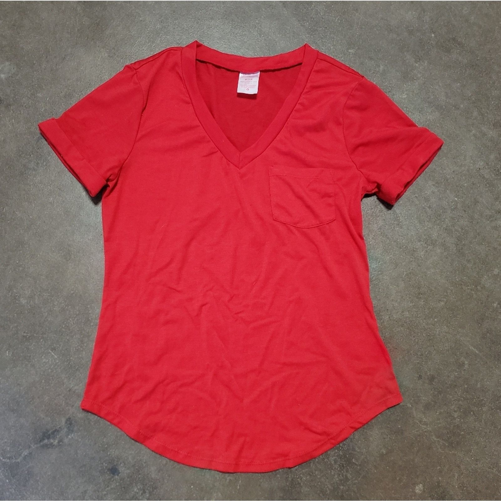 Other Red | NOBO | Vneck Short Sleeve Size M / US 6-8 / IT 42-44 - 1 Thumbnail