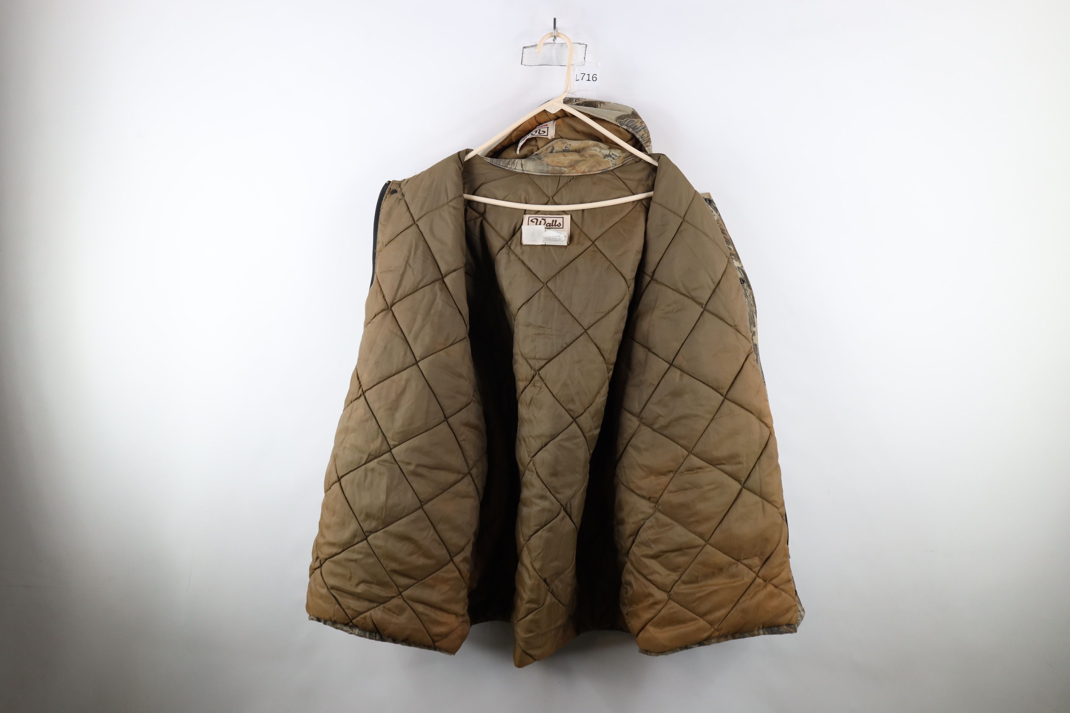 Vintage × Walls Vintage 90s Walls Blizzard Pruf Camouflage Hooded Jacket USA Size US XXL / EU 58 / 5 - 8 Thumbnail