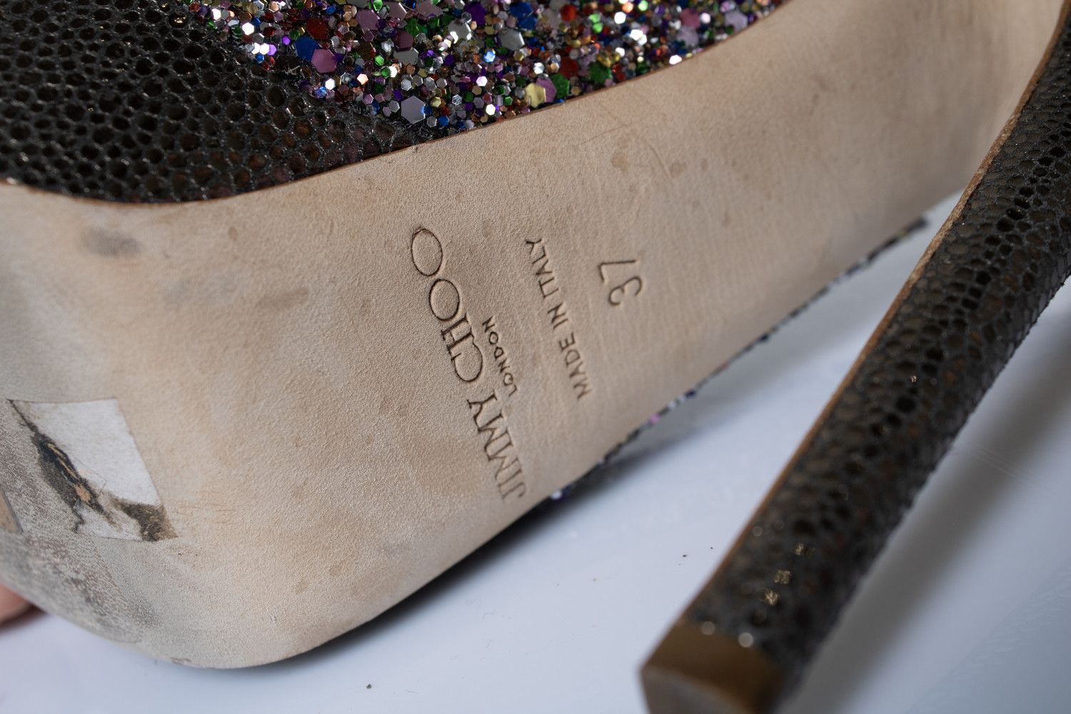 Jimmy Choo Jimmy Choo, Glitter pumps Size US 7 / IT 37 - 7 Thumbnail