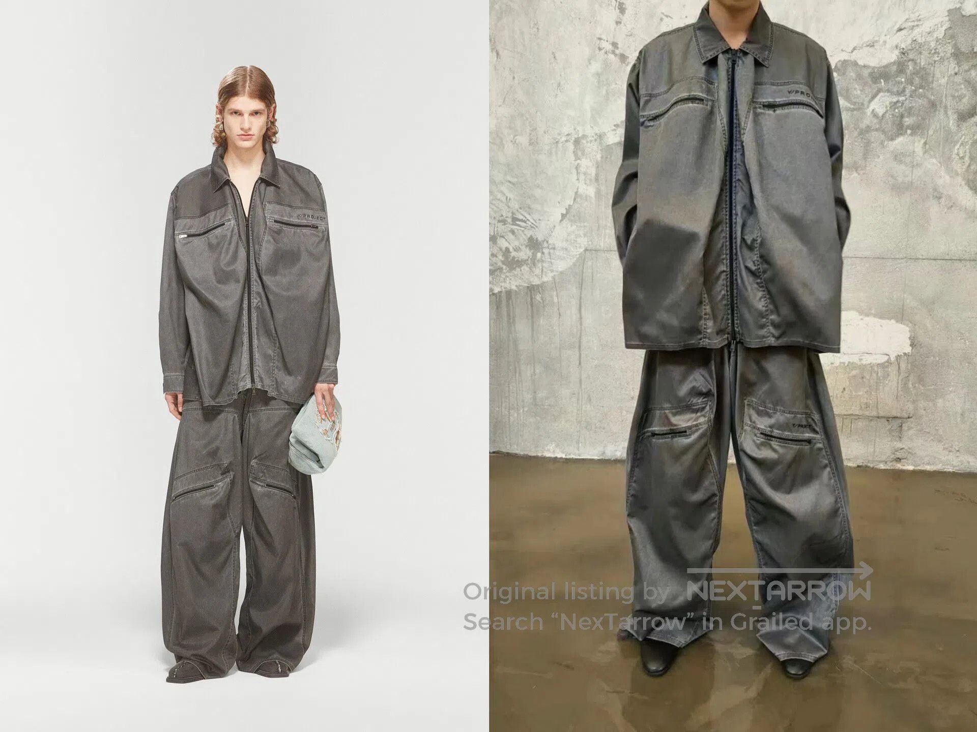 Y/Project Y/Project Coated Double-Layer Workwear Shirt Size US S / EU 44-46 / 1 - 7 Thumbnail