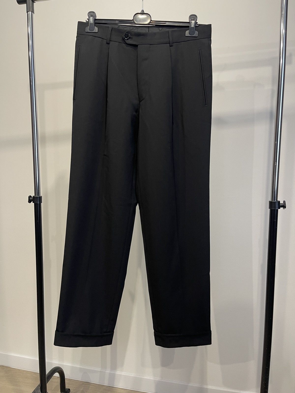 Hugo Boss Vintage classic hugo boss trousers black pants Size 38R - 3 Thumbnail