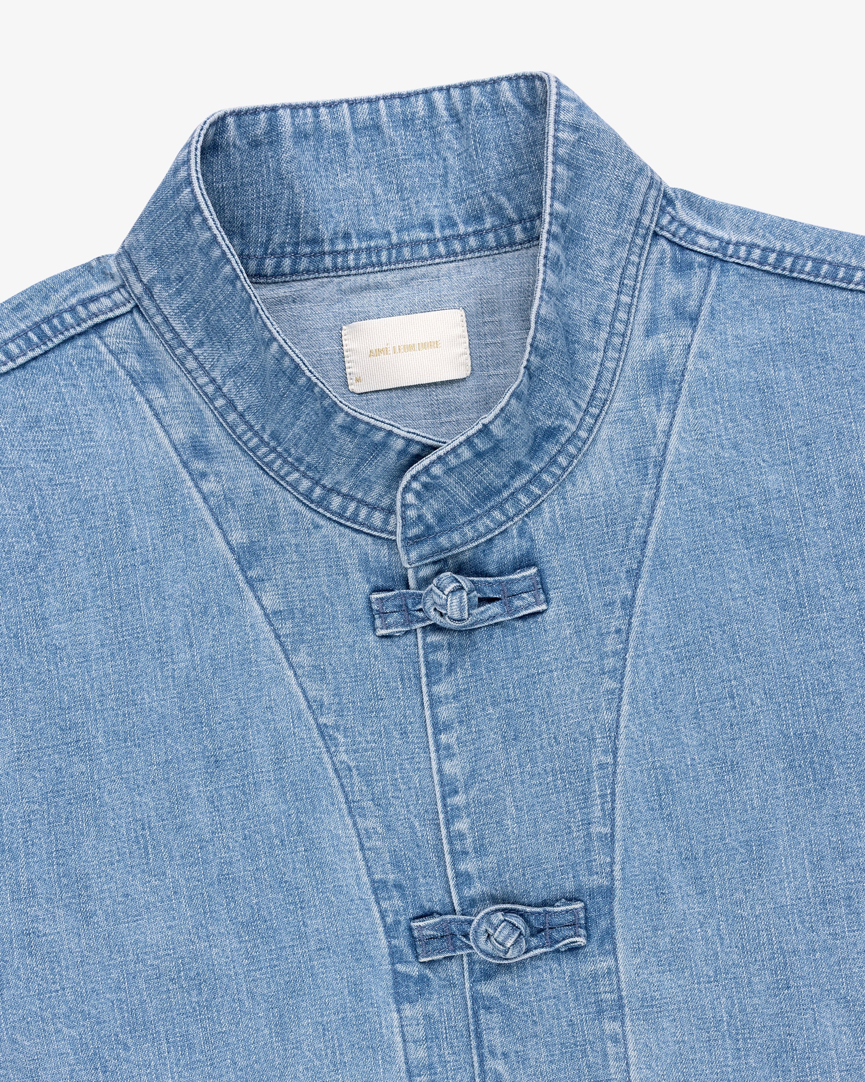 Aime Leon Dore Aime leon dore Collarband denim jacket Size US XL / EU 56 / 4 - 10 Thumbnail