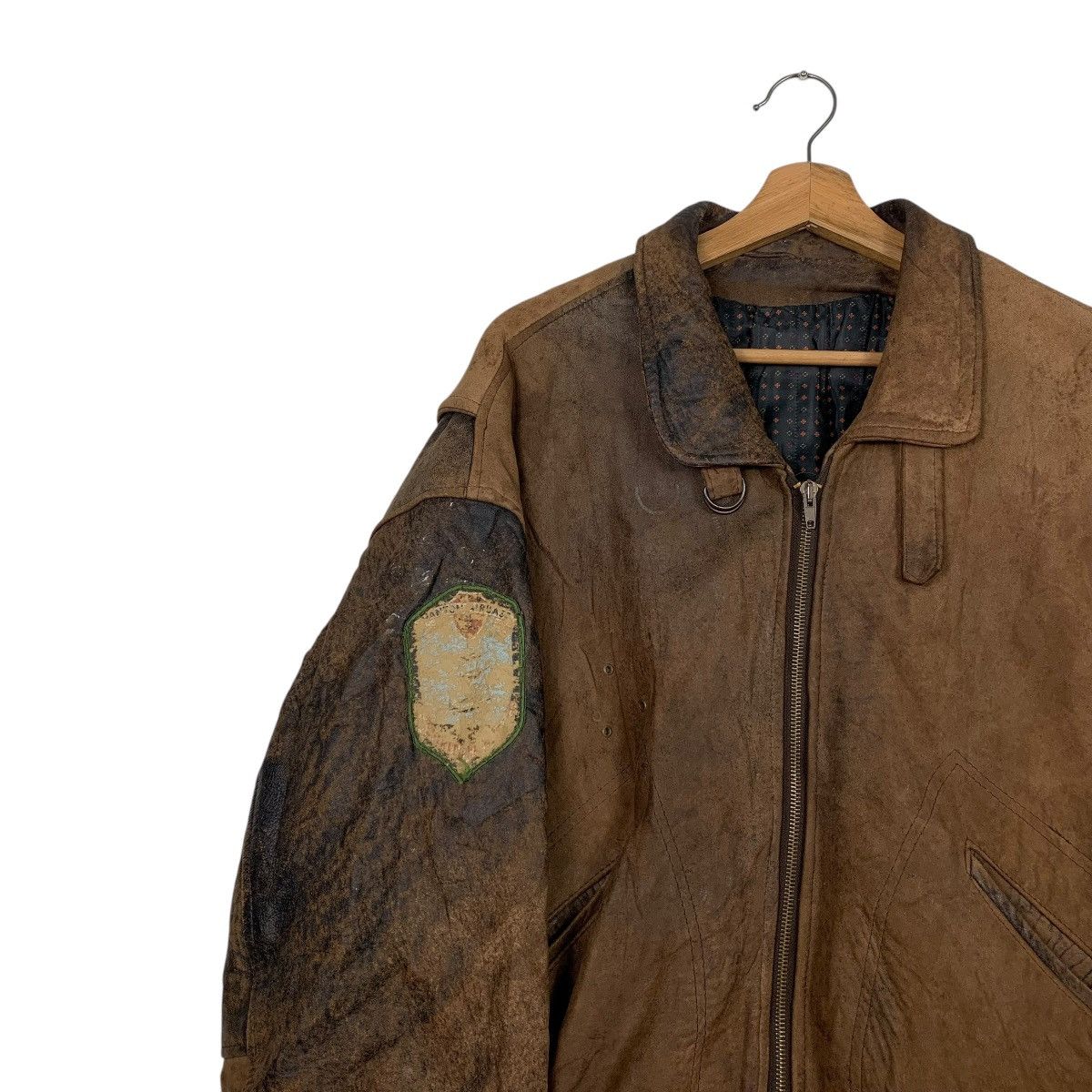 Other Dakota Flight Unit Bomber Leather Jacket Size US XL / EU 56 / 4 - 6 Thumbnail