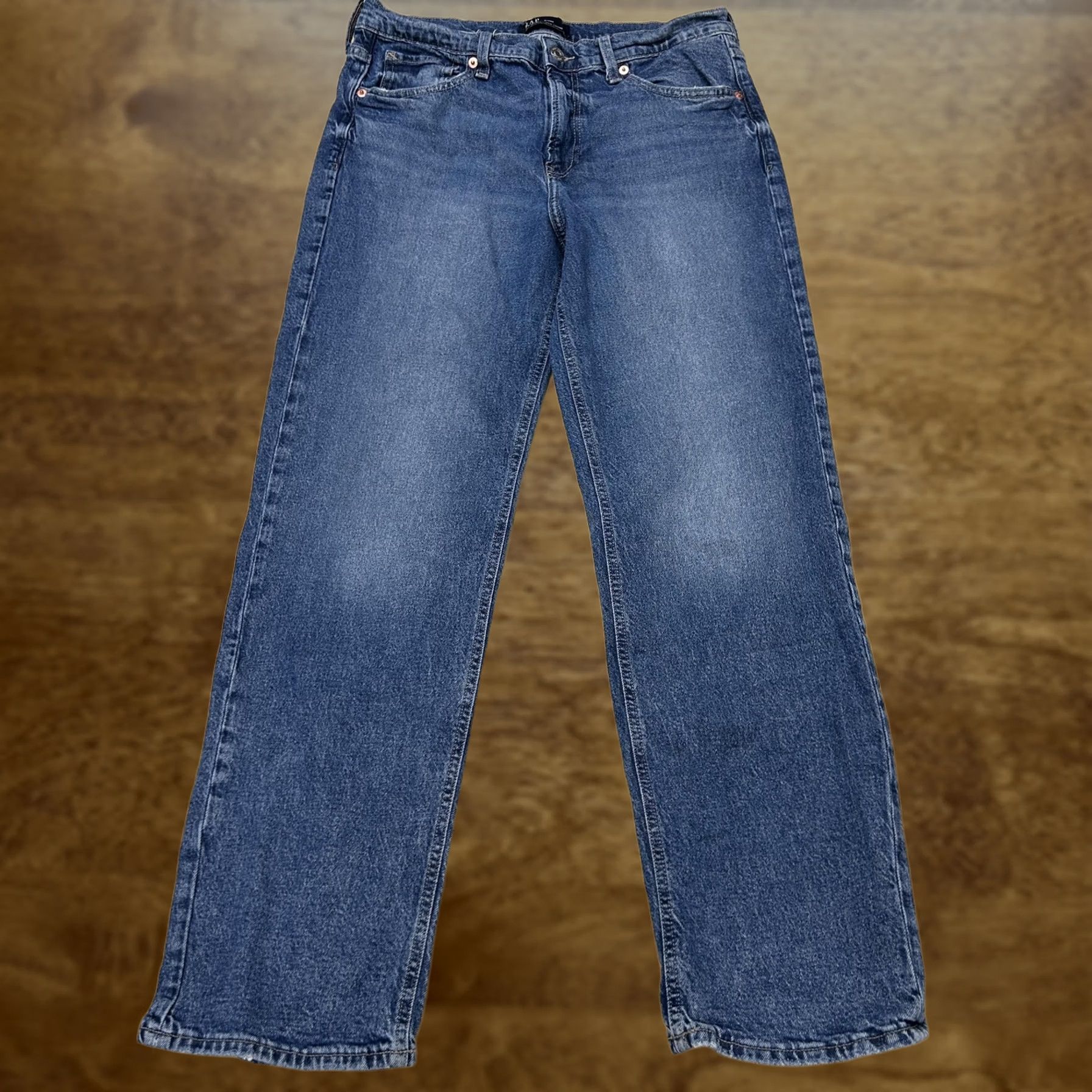 Gap VINTAGE Gap Jeans Womens 8/29 Regular Medium Wash Relaxed Straight Denim 5-Pocket Mens? Size 30" / US 8 / IT 44 - 1 Thumbnail