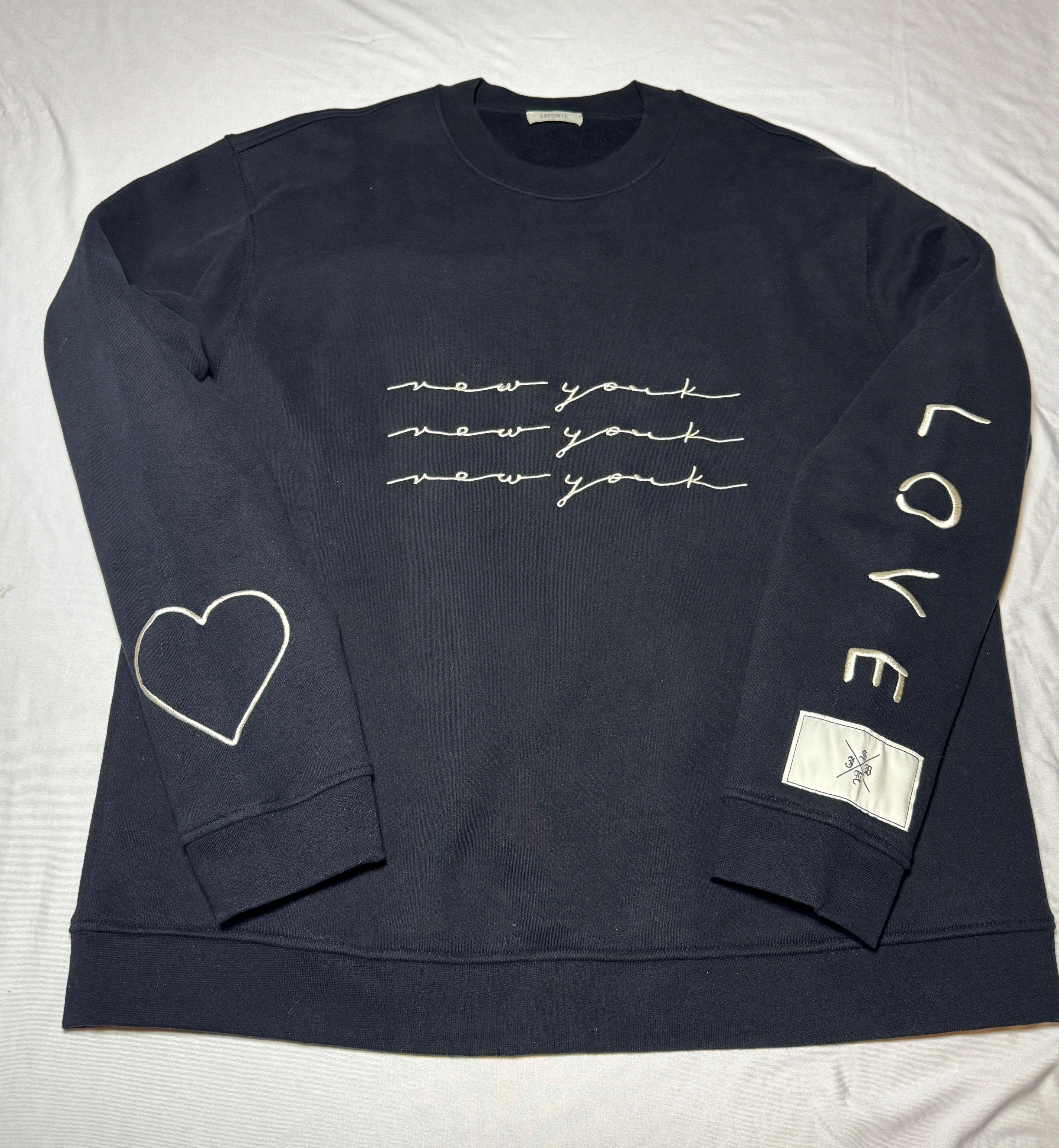 Lapointe LAPOINTE X Jonboy Cotton New York Sweatshirt In Black Size M / US 6-8 / IT 42-44 - 1 Thumbnail